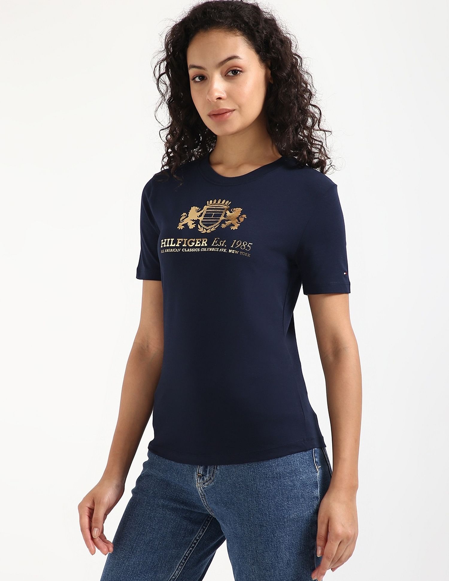 Tommy Hilfiger Logo Regular-Fit Cotton T-Shirt