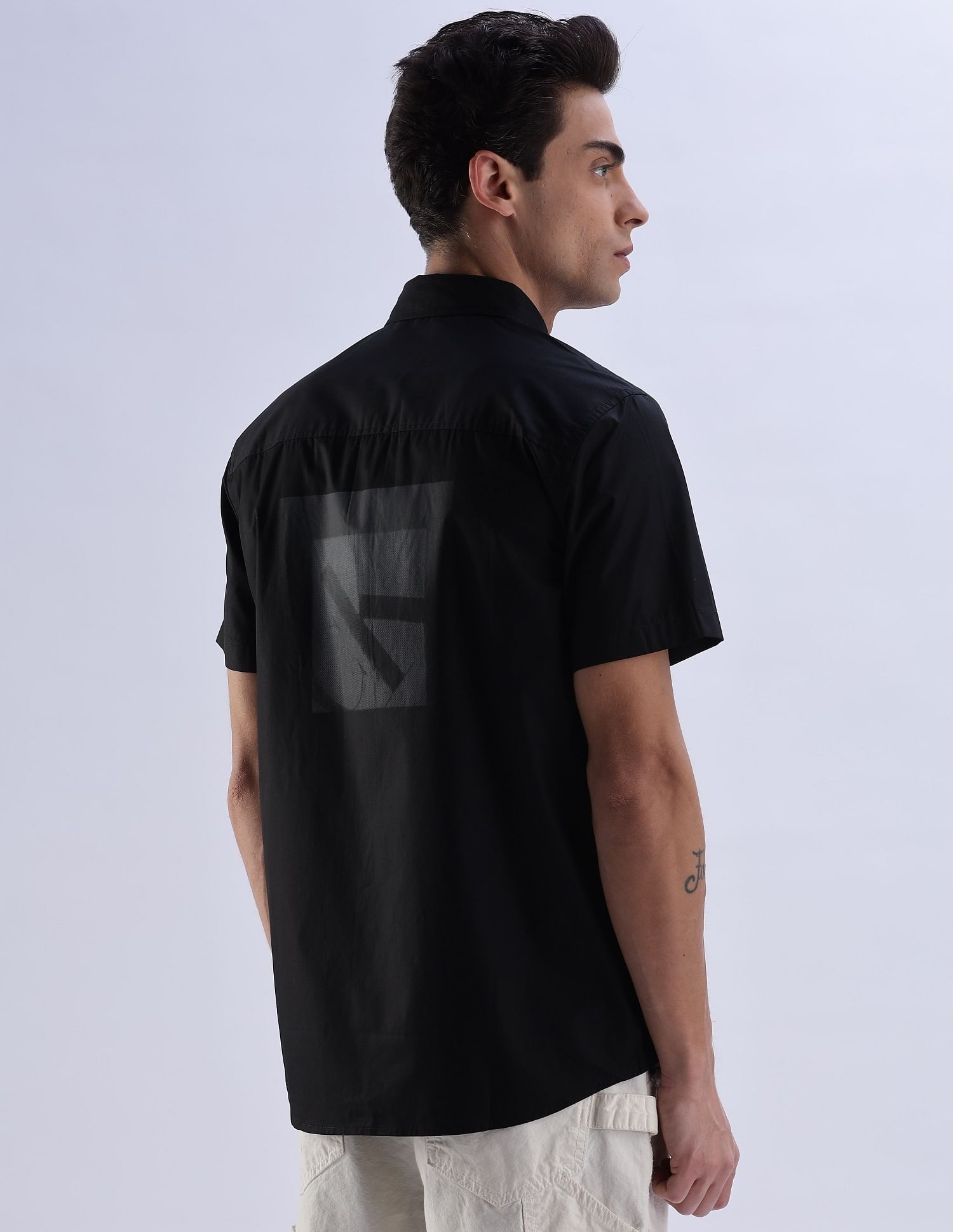 Calvin Klein Jeans Logo Regular Fit Poplin Woven Shirt