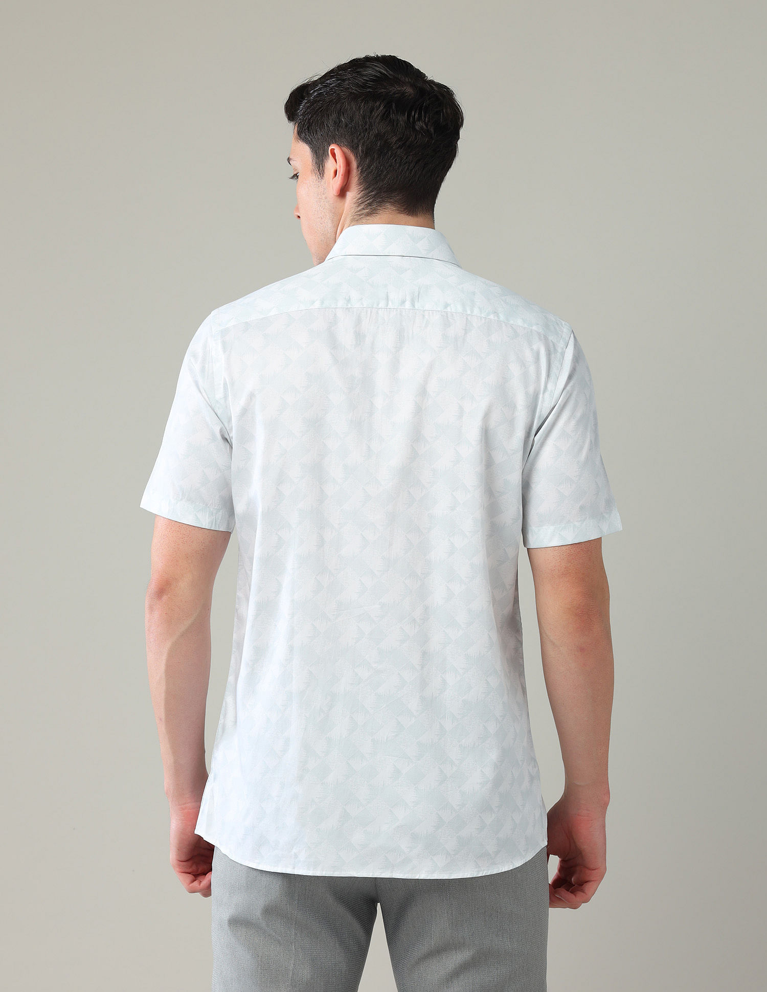 Arrow Geometric Printed Liberty Classic Fit Shirt