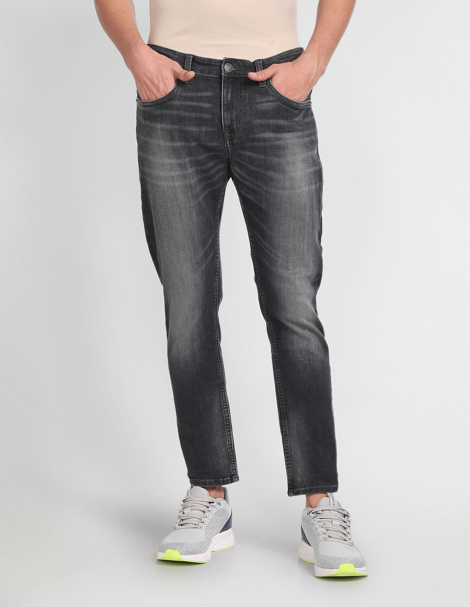 U.S. Polo Assn. Denim Co. Henry Cropped Fit Grey Jeans