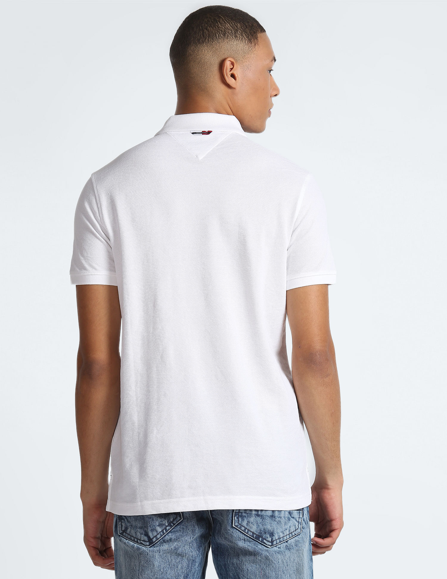 ★★ ★★ Bubble Stitch Polo T-Shirt T12F1TKT17 Buy Tommy Hilfiger Micro Bubble Stitch Regular Fit Polo