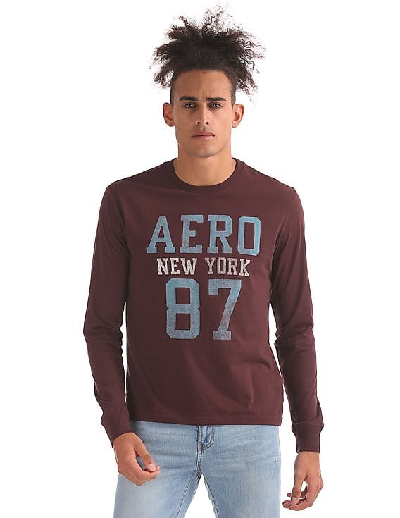 Tee-shirt Manches Longues Aeropostale Femme Bleu Marine Taille M (neuf Avec étiquettes)