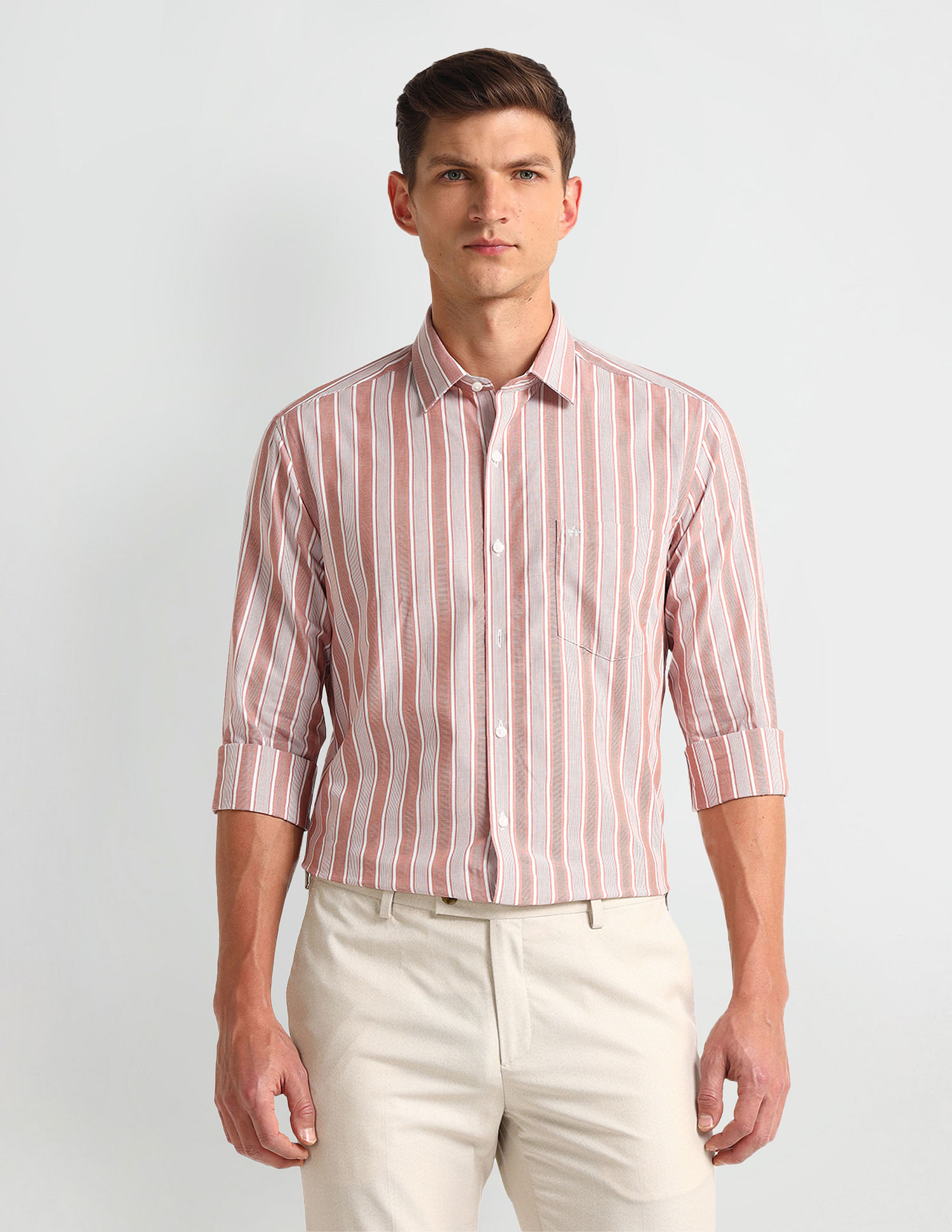 Arrow Manhattan Slim Fit Dobby Shirt