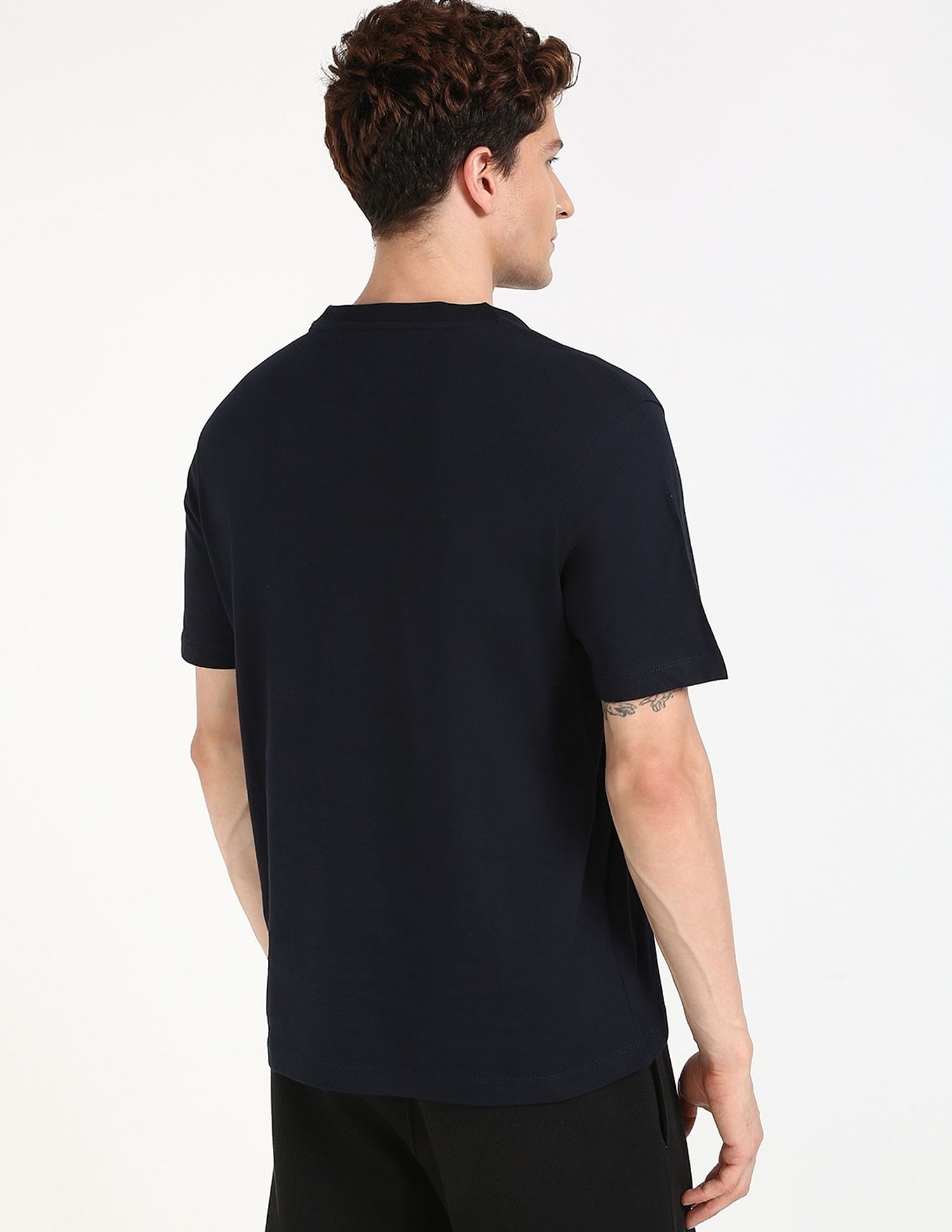 Tommy Hilfiger Logo Regular-Fit Cotton T-Shirt