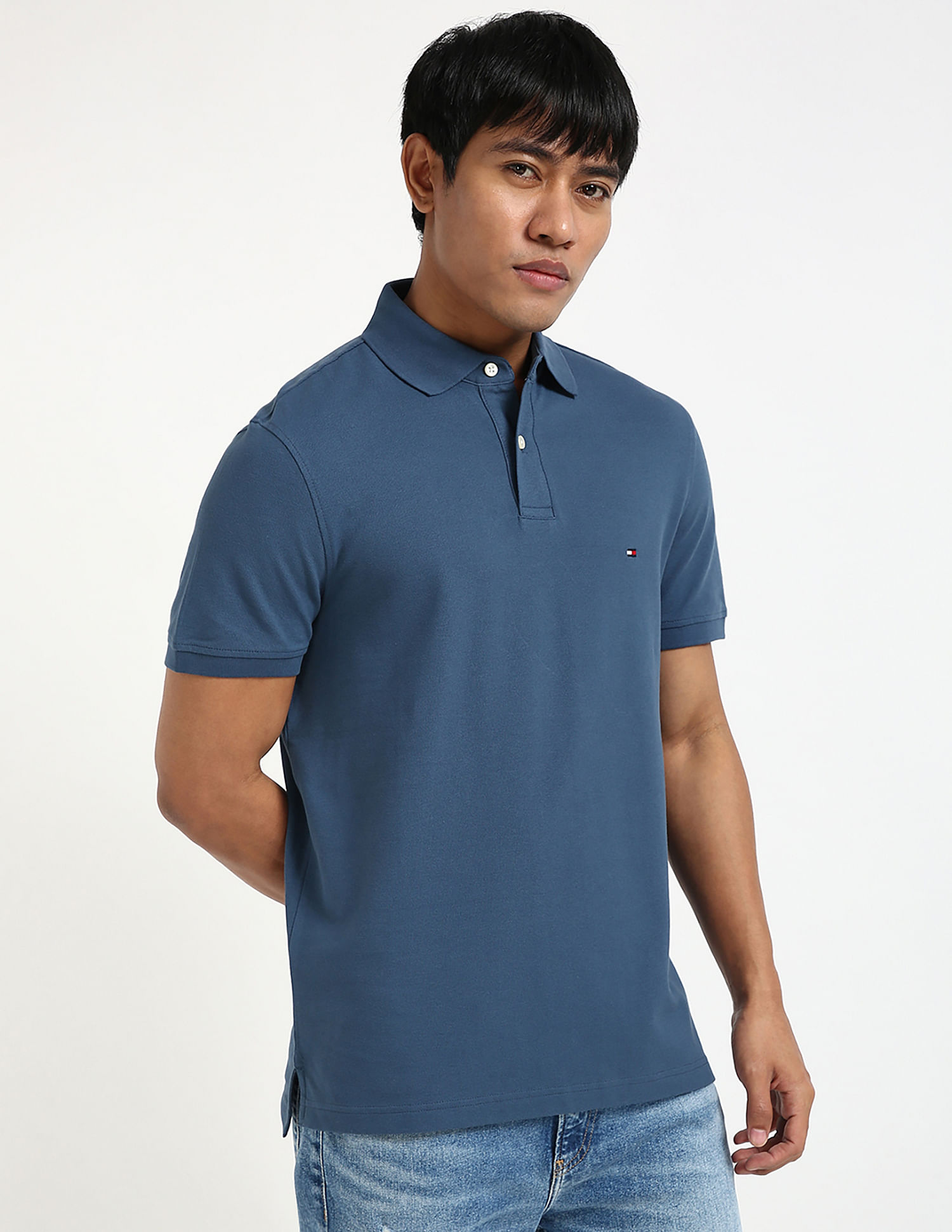 Tommy Hilfiger Solid Regular Fit Polo Shirt