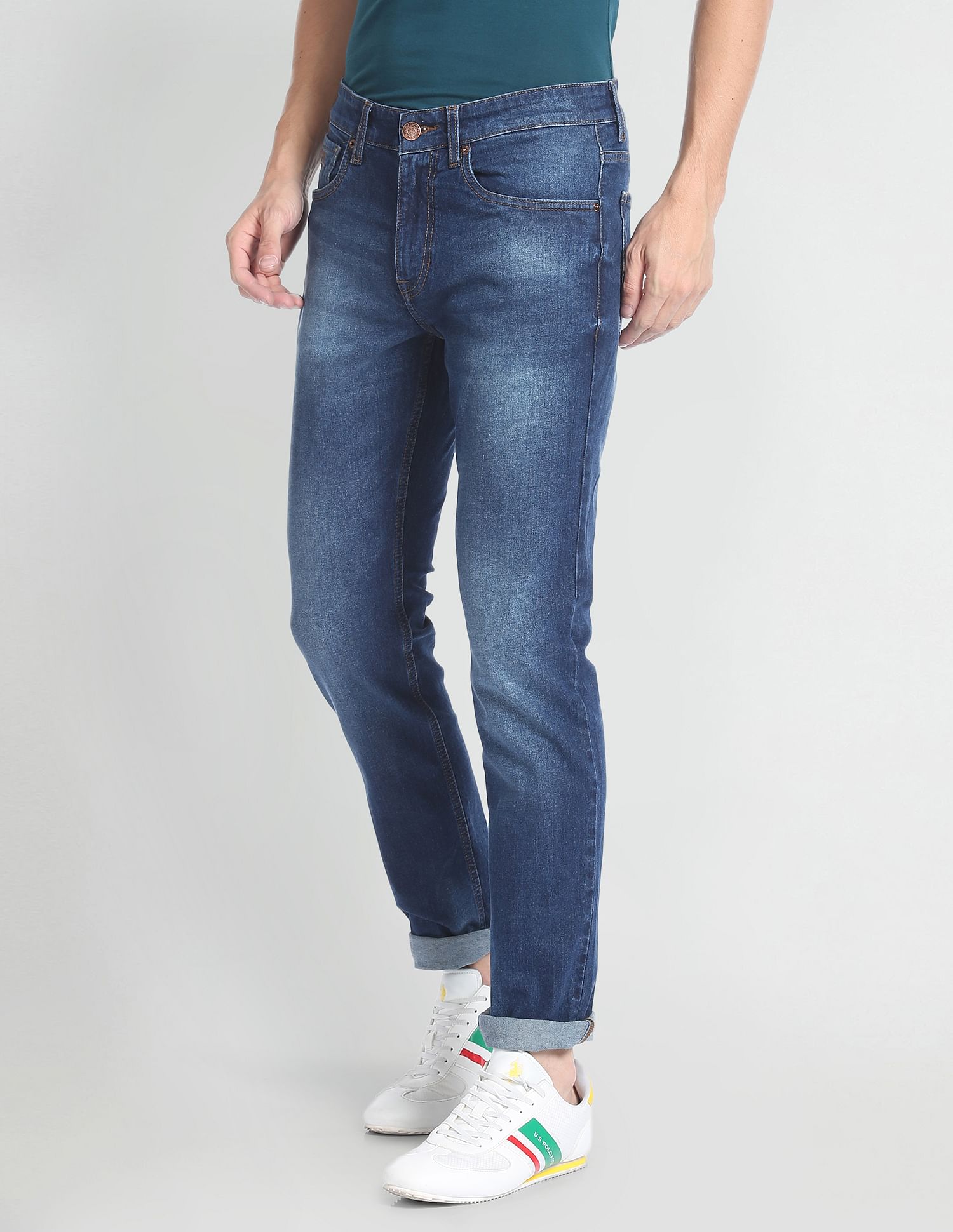 U.S. Polo Assn. Denim Co. Brandon Slim Tapered Fit Blue Jeans