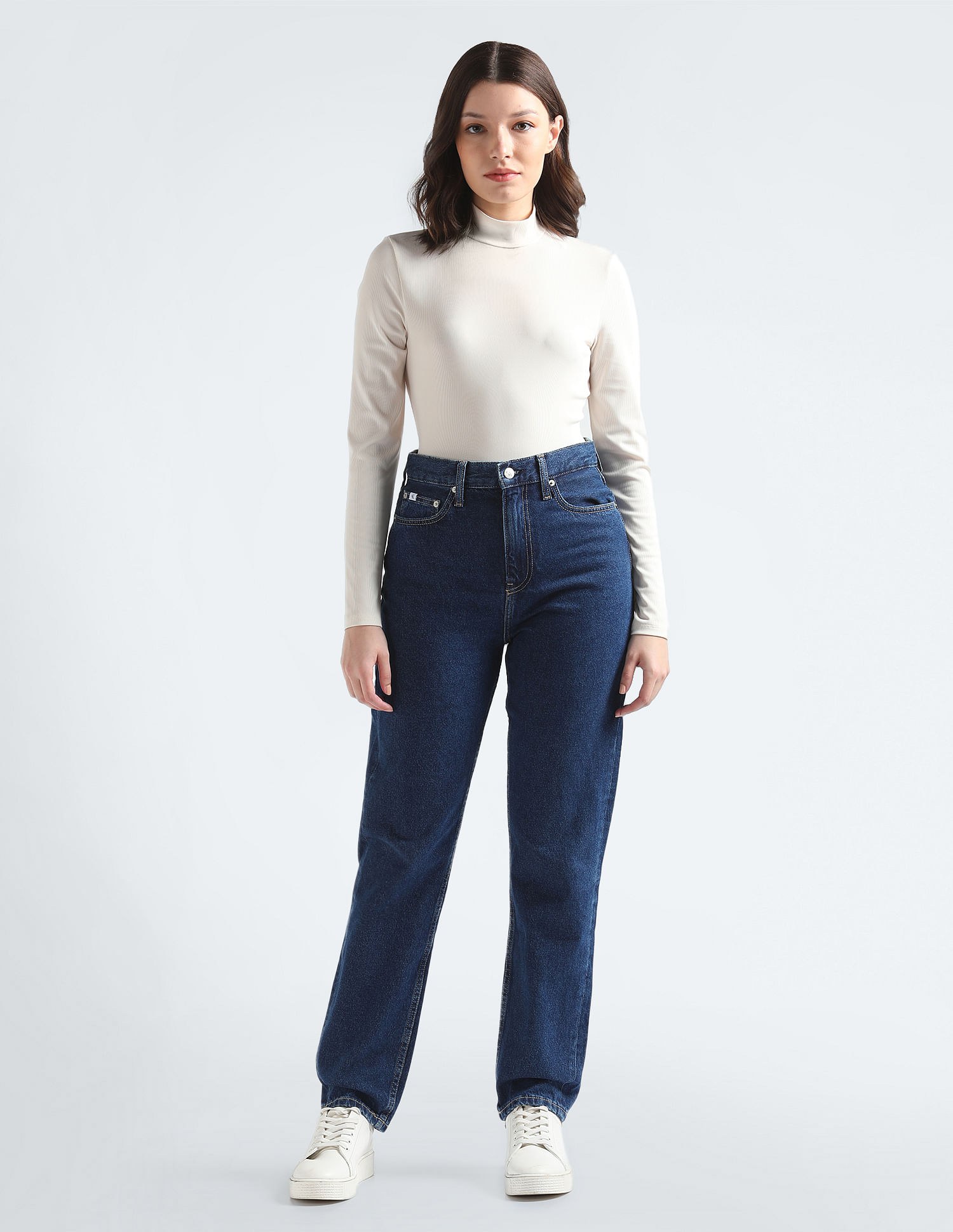 Calvin Klein Jeans Authentic Slim Straight Rinsed Jeans