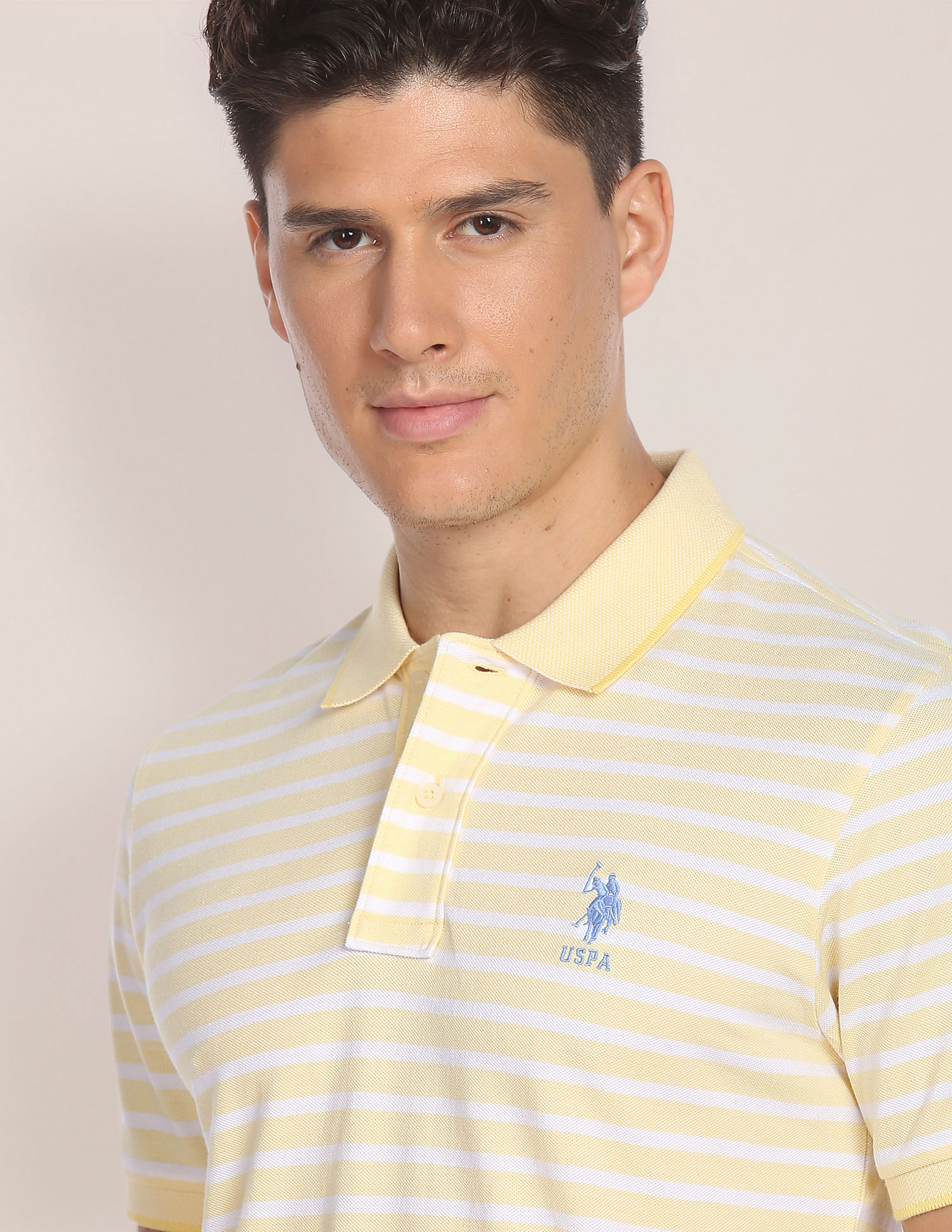Buy U.S. Polo Assn. Signature Stripe Cotton Polo Shirt