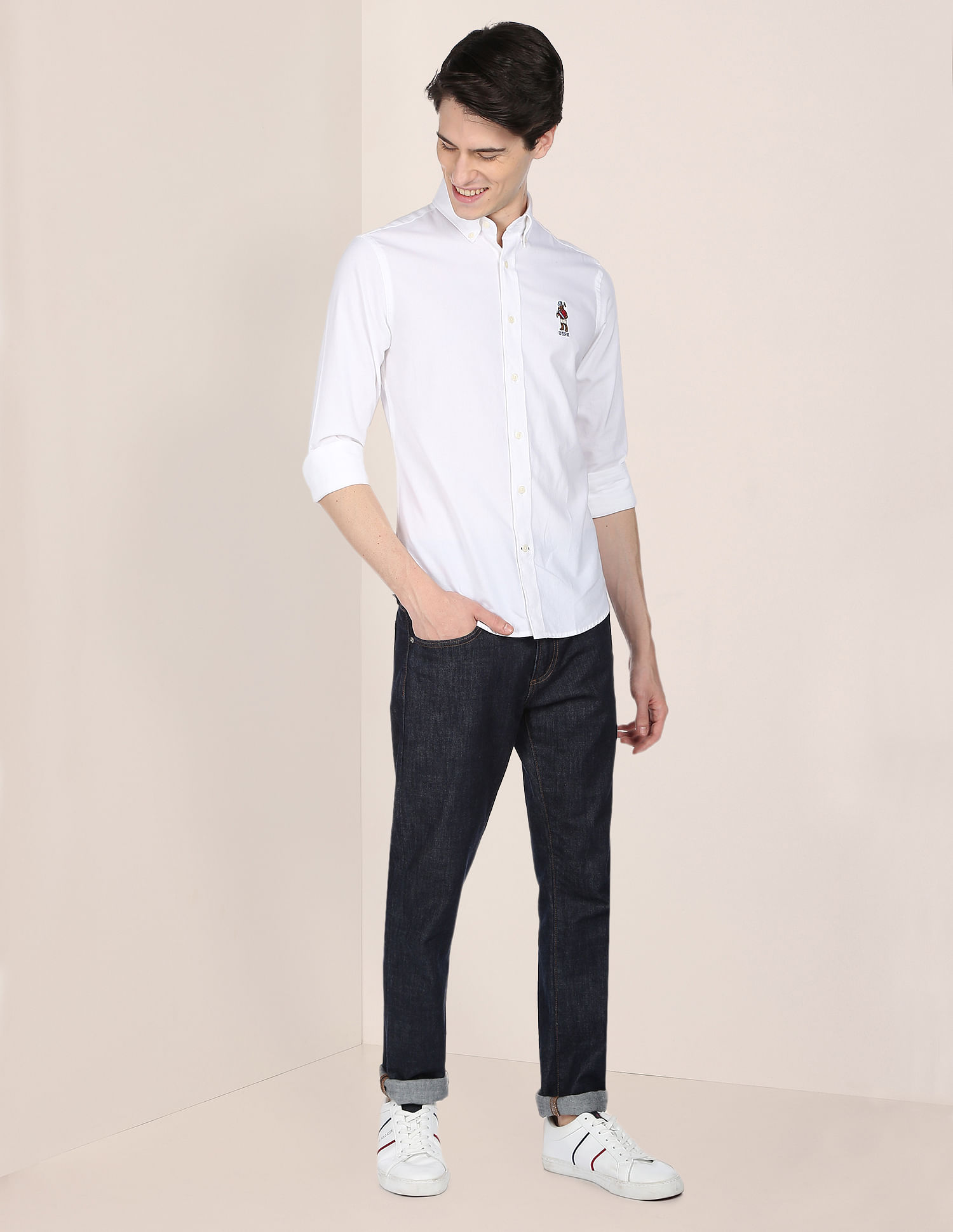 U.S. Polo Assn. Pure Cotton Oxford Casual Shirt