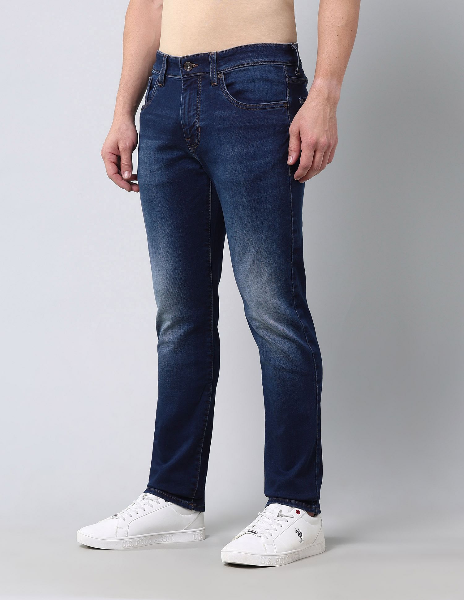 U.S. Polo Assn. Denim Co. Brandon Slim Tapered Fit Super Stretch Jeans