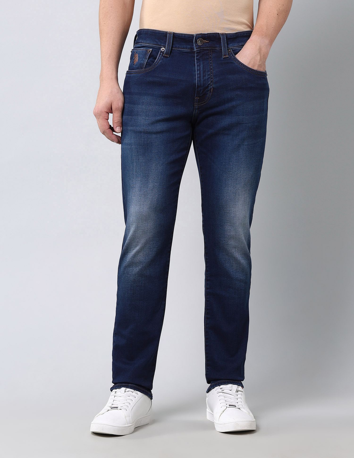 U.S. Polo Assn. Denim Co. Brandon Slim Tapered Fit Super Stretch Jeans