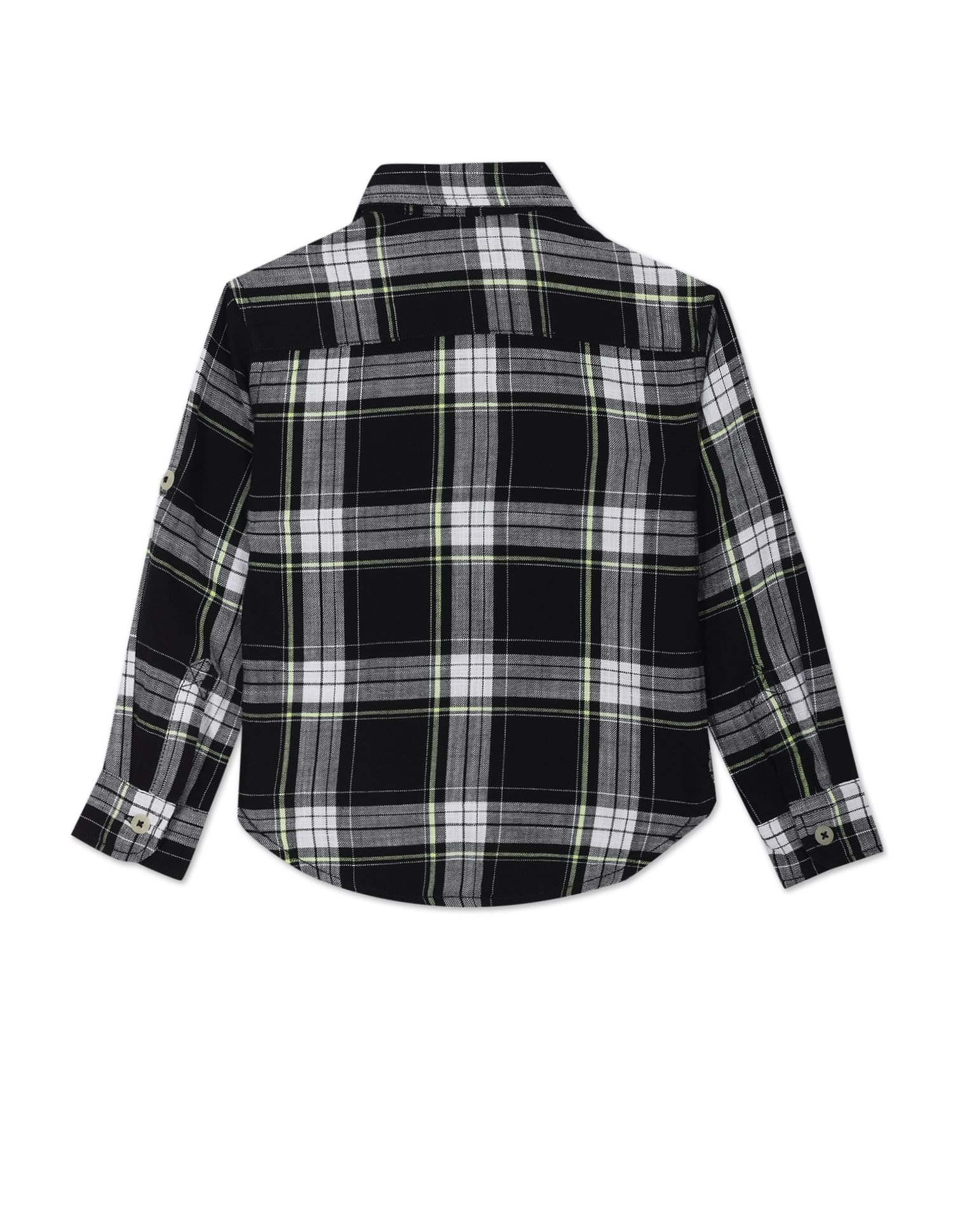 U.S. Polo Assn. Kids Boys Tartan Check Festive Shirt