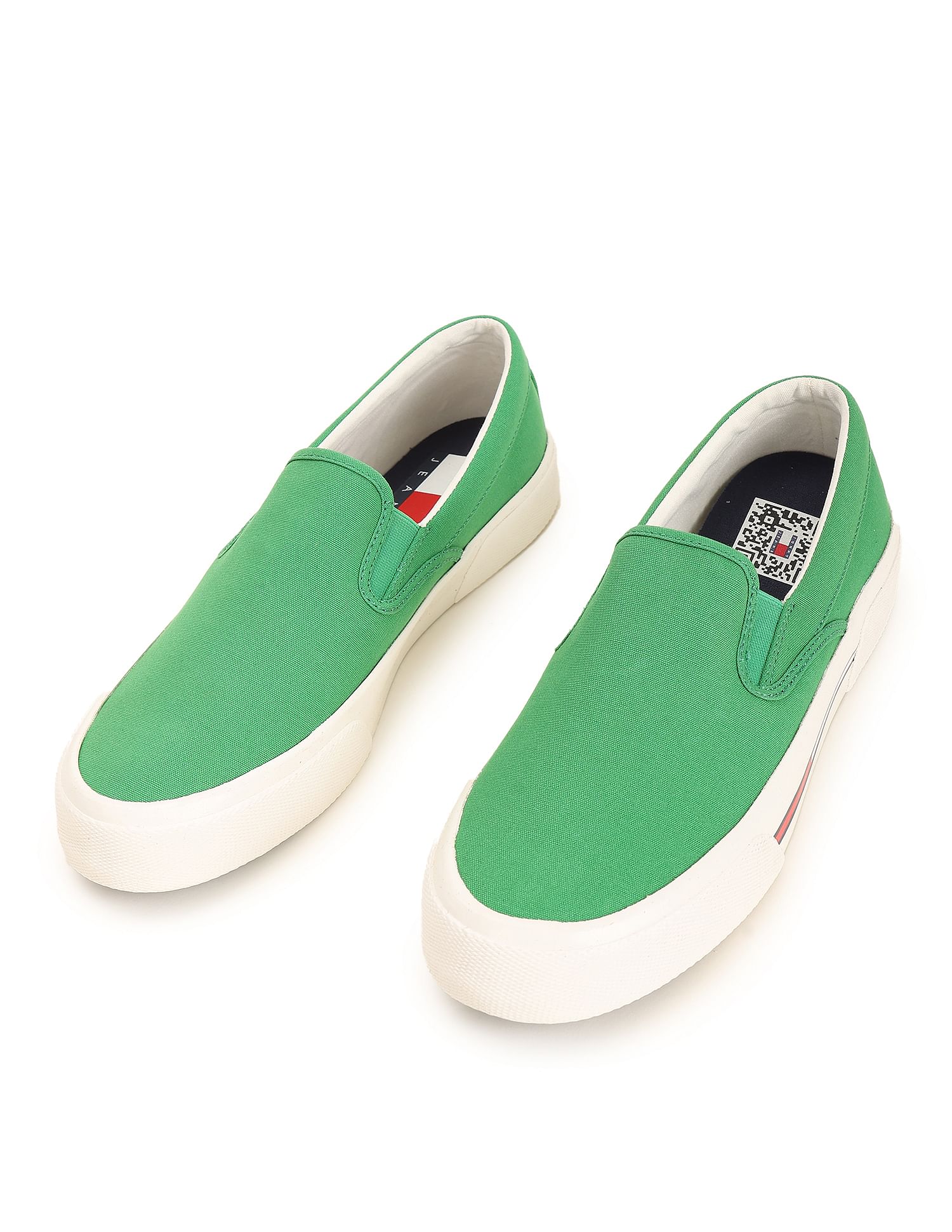 Buy Tommy Hilfiger Women Solid Canvas Shoes NNNOW