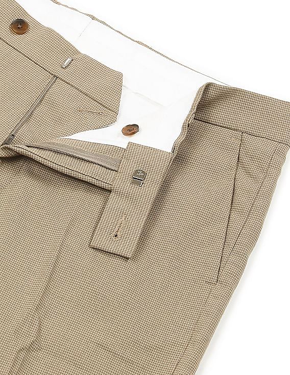 Men's Casual Warm Slim Fit Trousers Semi formal Cropped - Temu United Arab  Emirates