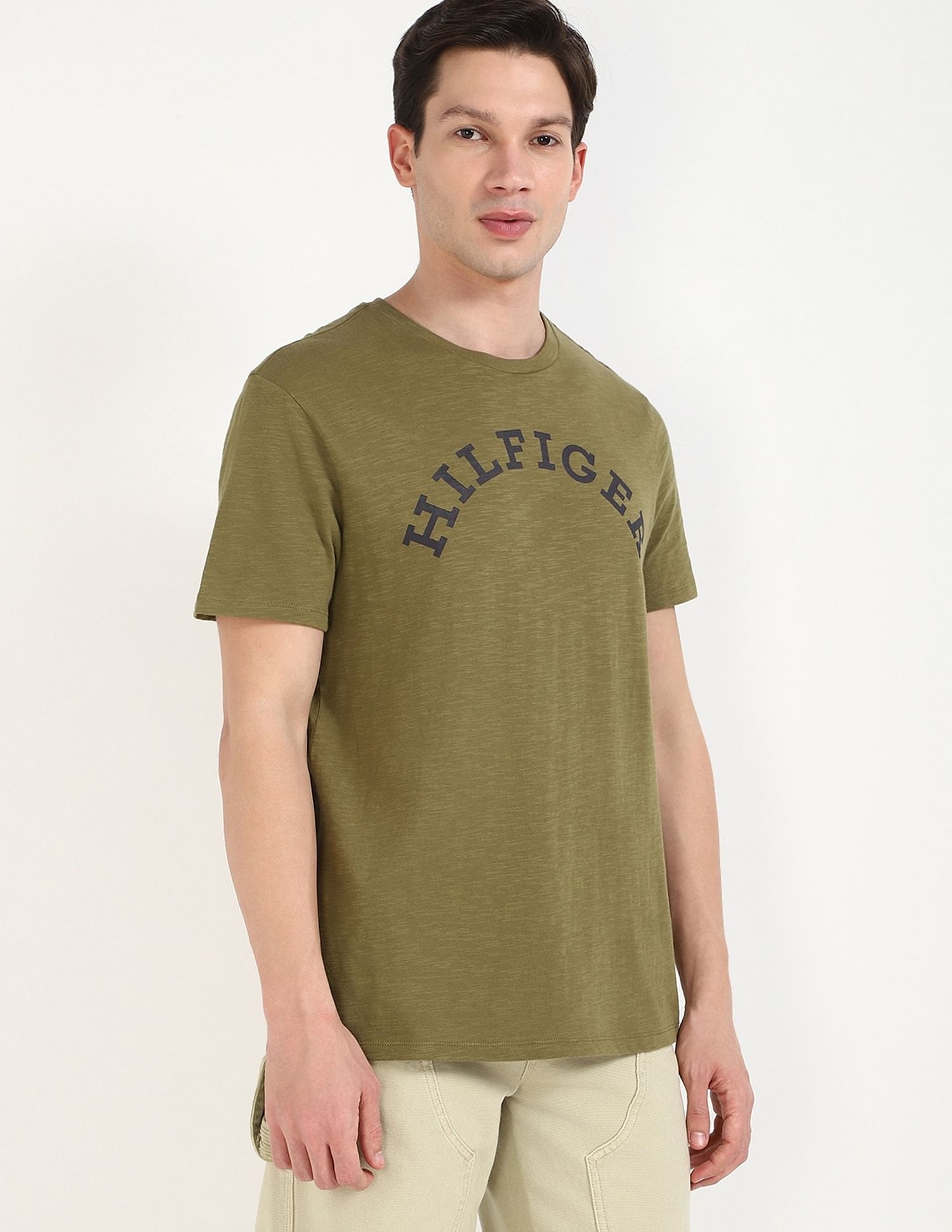 Tommy Hilfiger Logo Regular-Fit Cotton T-Shirt