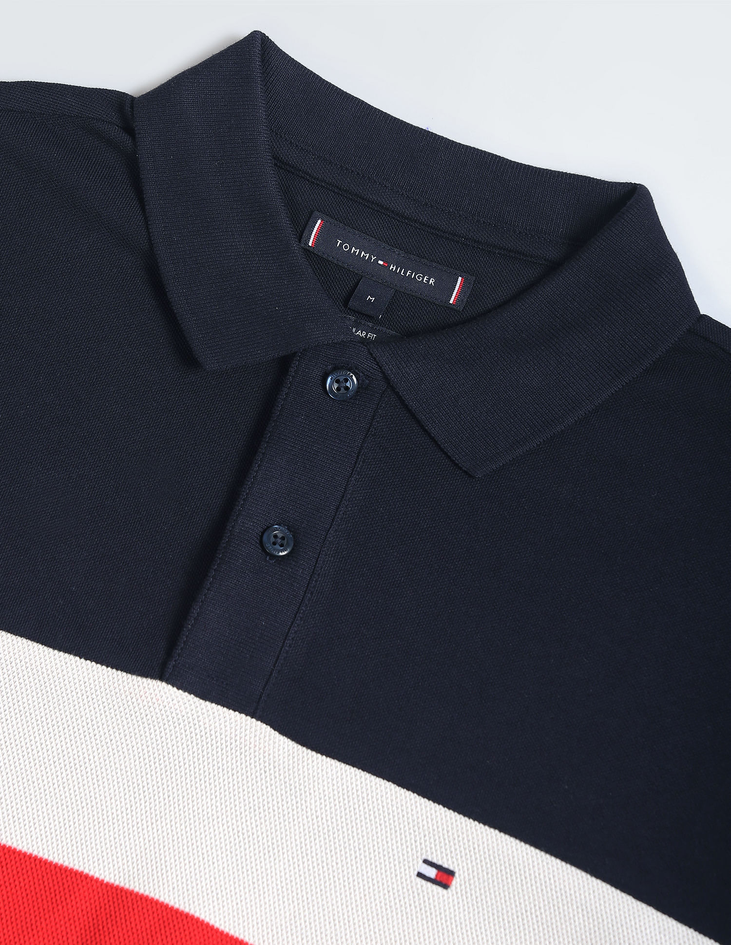 Tommy Hilfiger Colour Block Regular Fit Polo Shirt