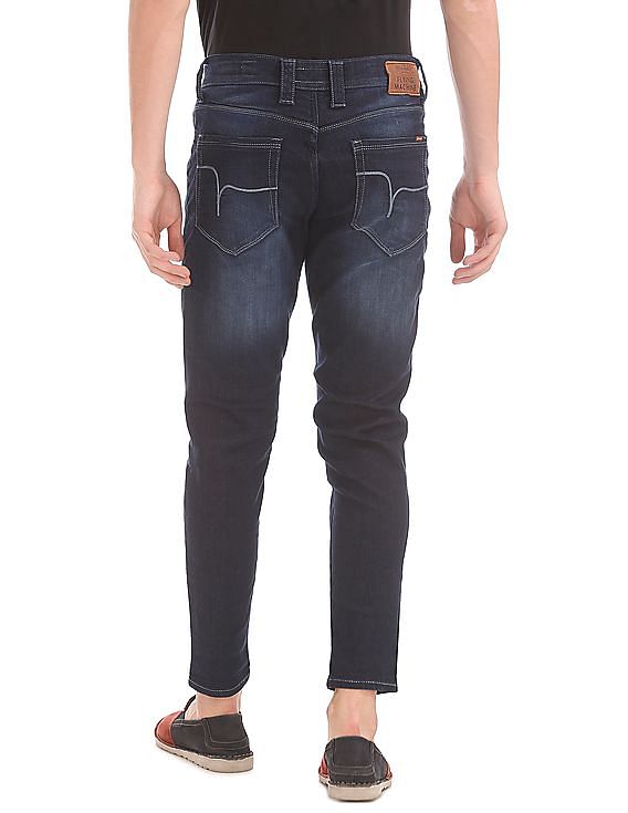 Flying Machine Ankle Fit Dark Wash Jeans