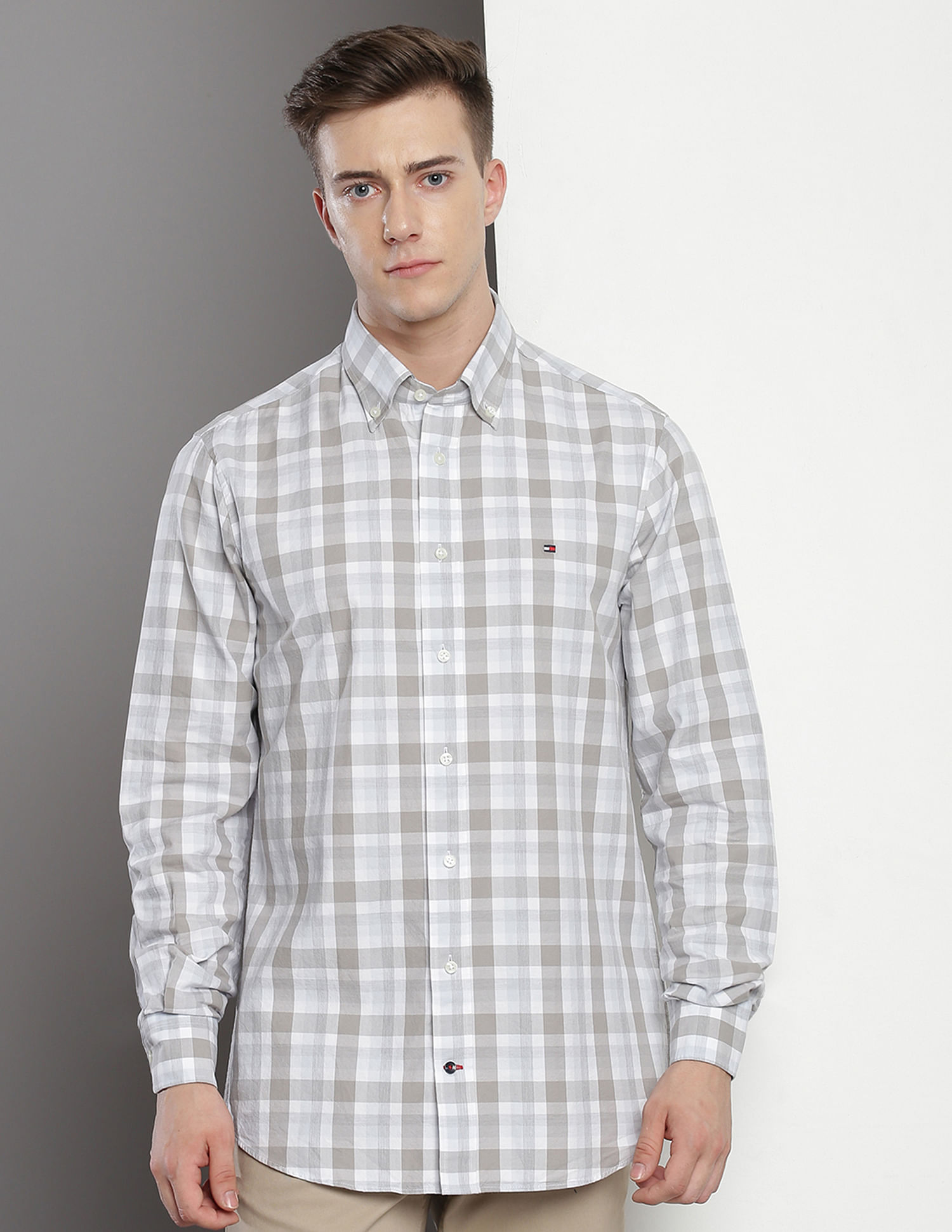 Tommy Hilfiger Tartan Check Cotton Twill Shirt