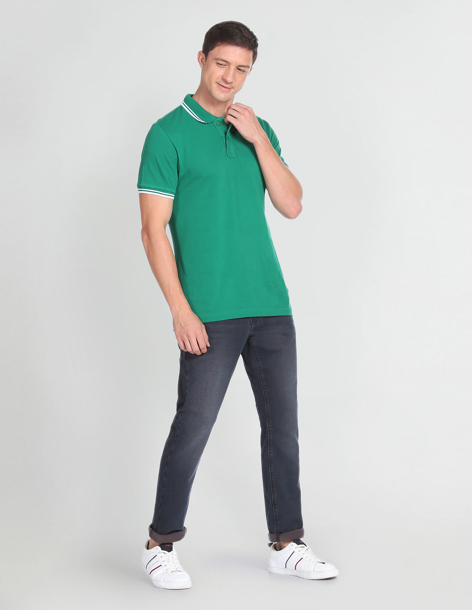 U.S. Polo Assn. Denim Co. Brandon Slim Tapered Fit Blue Jeans