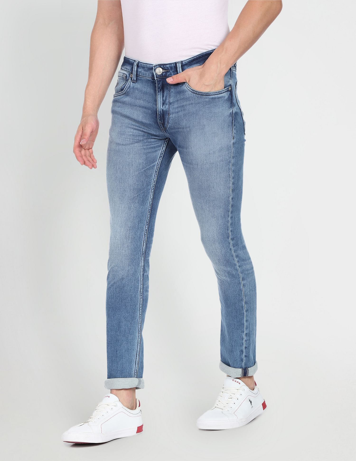 U.S. Polo Assn. Denim Co. Regallo Skinny Fit Blue Jeans
