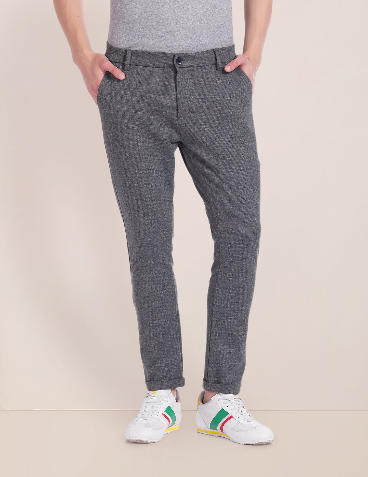 U.S. Polo Assn. Henry Tapered Cropped Fit Knit Trousers