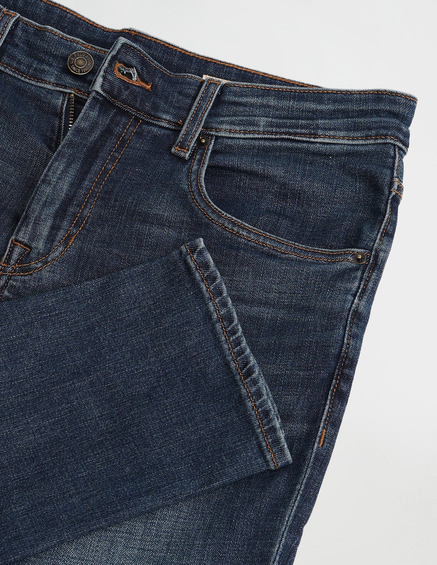 U.S. Polo Assn. Denim Co. Brandon Slim Tapered Blue Jeans