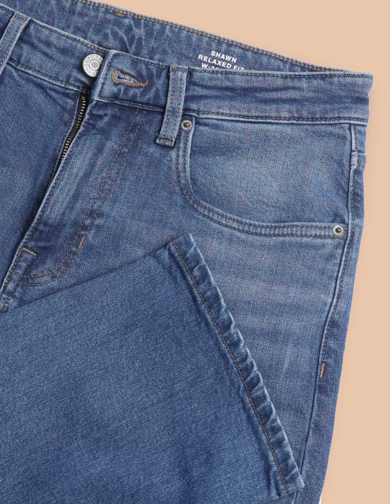U.S. Polo Assn. Denim Co. Shawn Relaxed Fit Blue Jeans