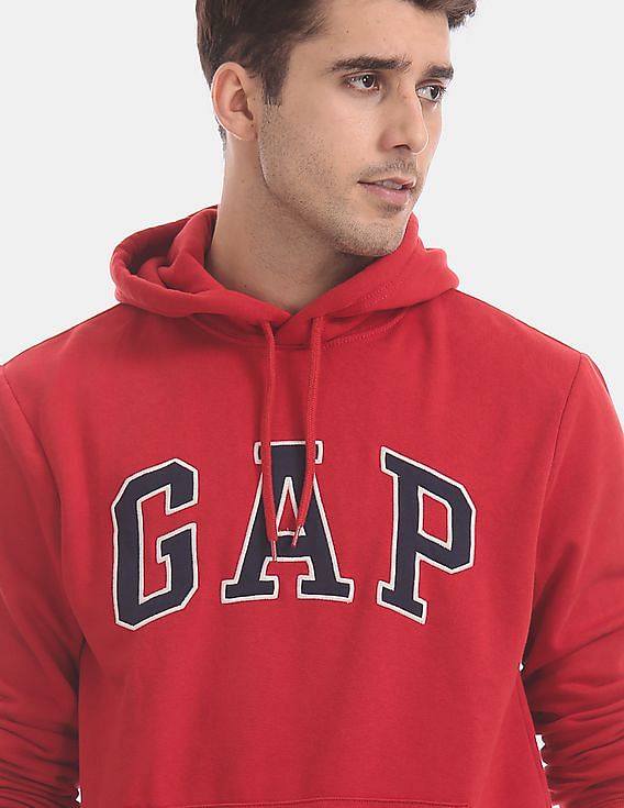 Red gap hoodie discount mens