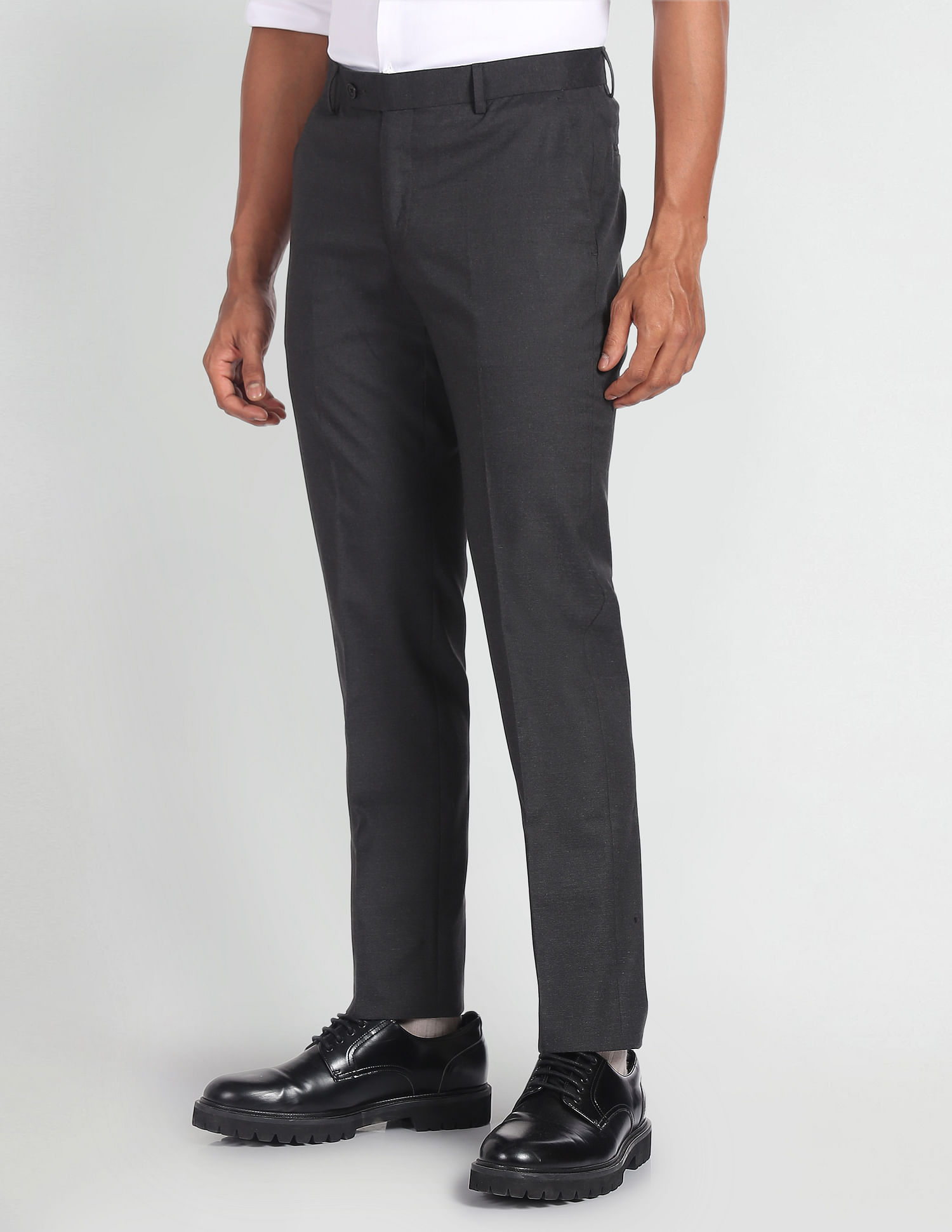 Arrow Solid Tailored Trousers