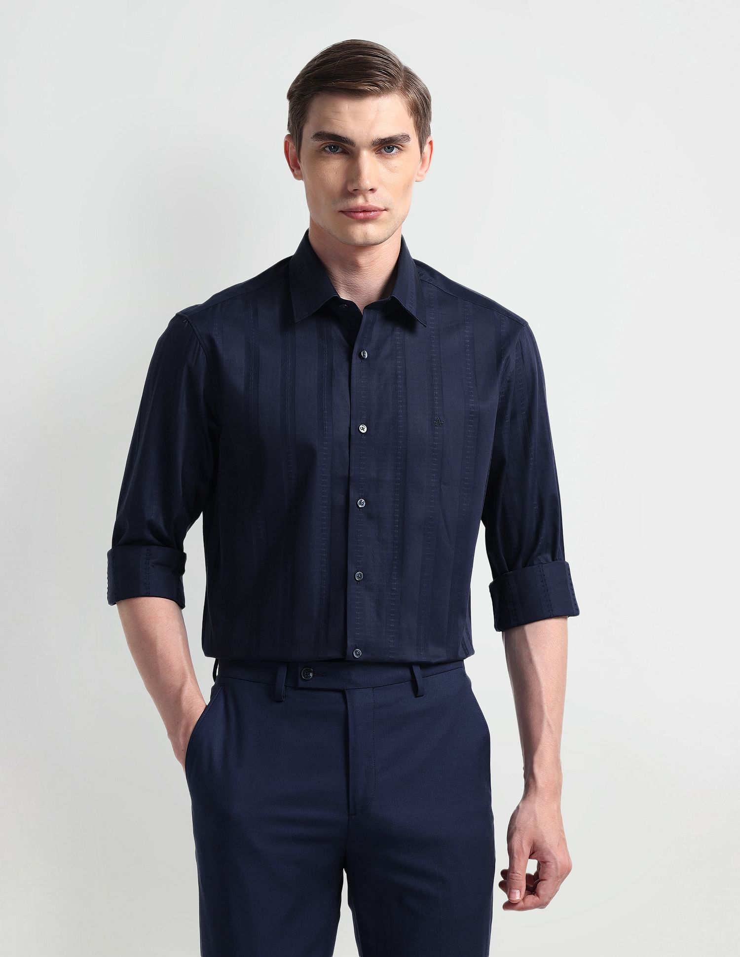 Arrow 1851 Tailored Fit Pure Cotton Shirt