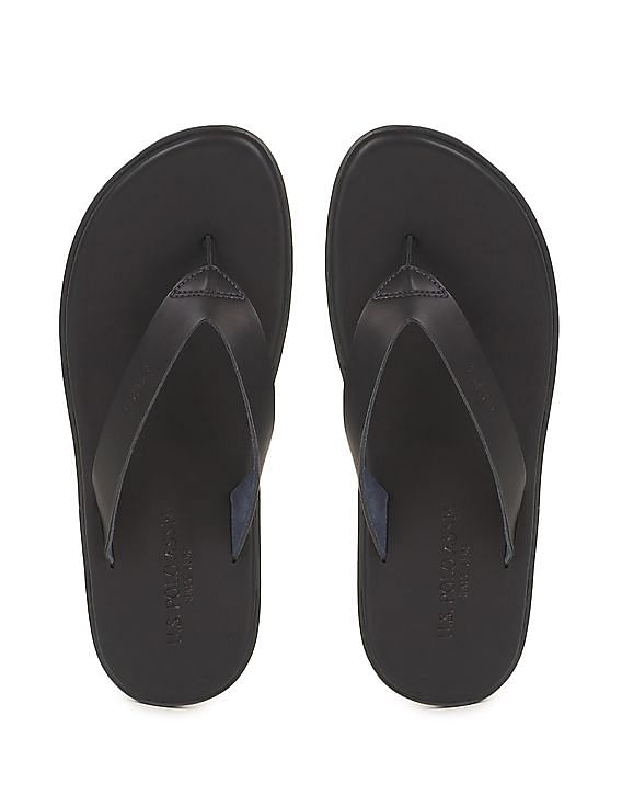 Buy U.S. Polo Assn. V Strap Solid Flip Flops NNNOW