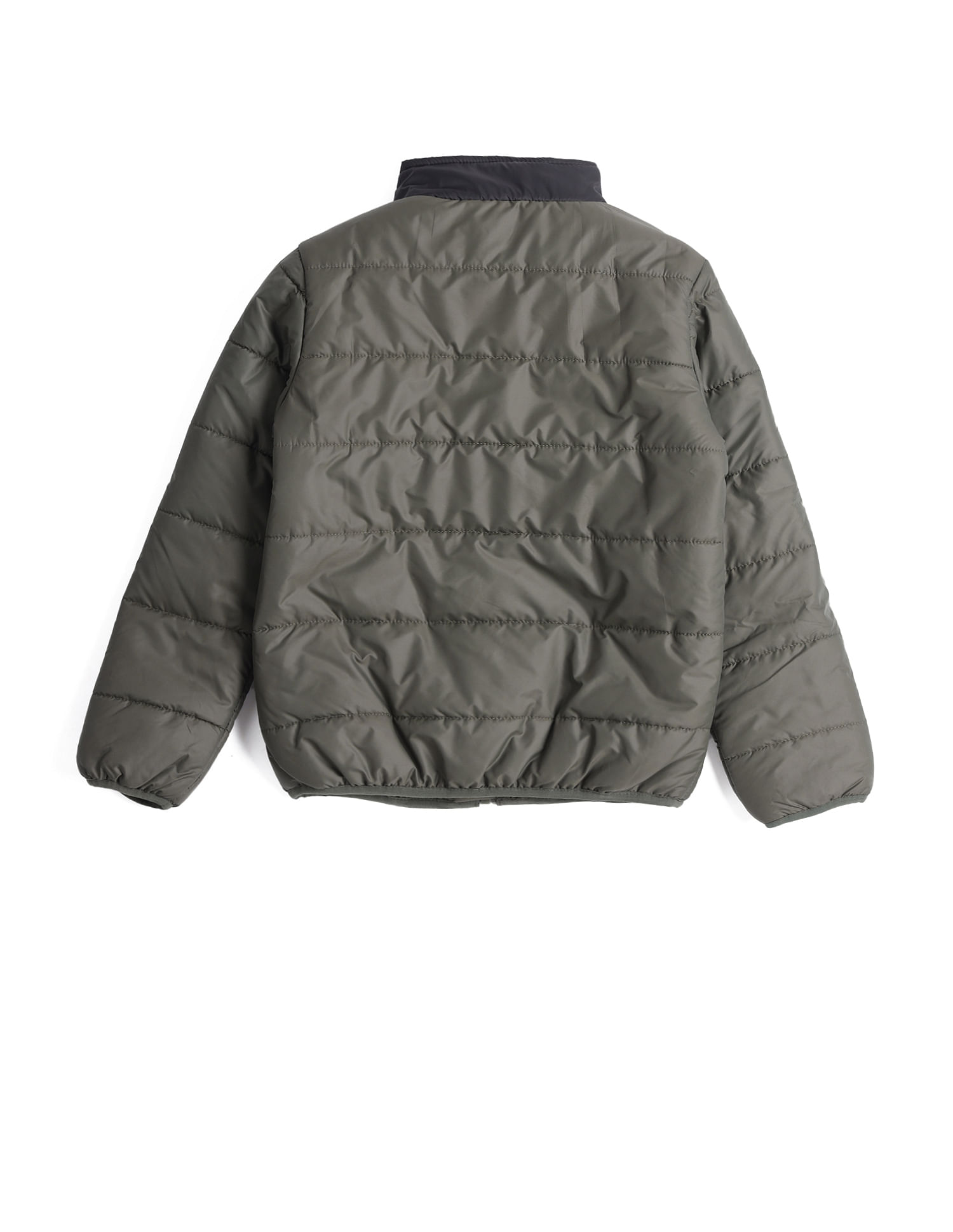 U.S. Polo Assn. Kids Boys Solid Stand Collar Jacket