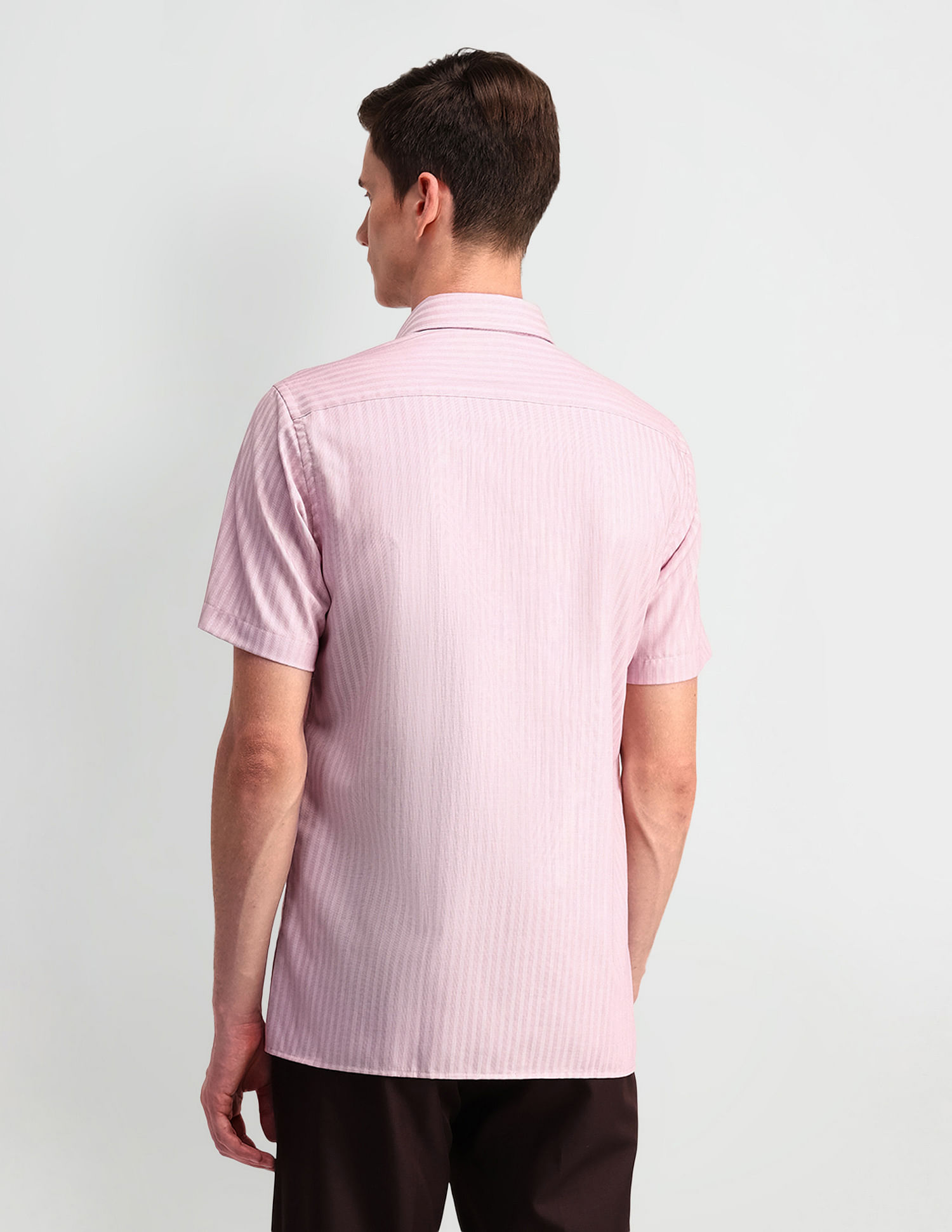 Arrow Vertical Stripes Liberty Classic Fit Shirt