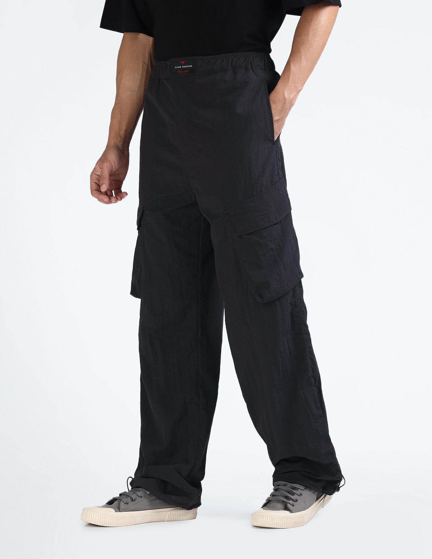 Flying Machine Mohammad Ali Elasticized Waist Cargos