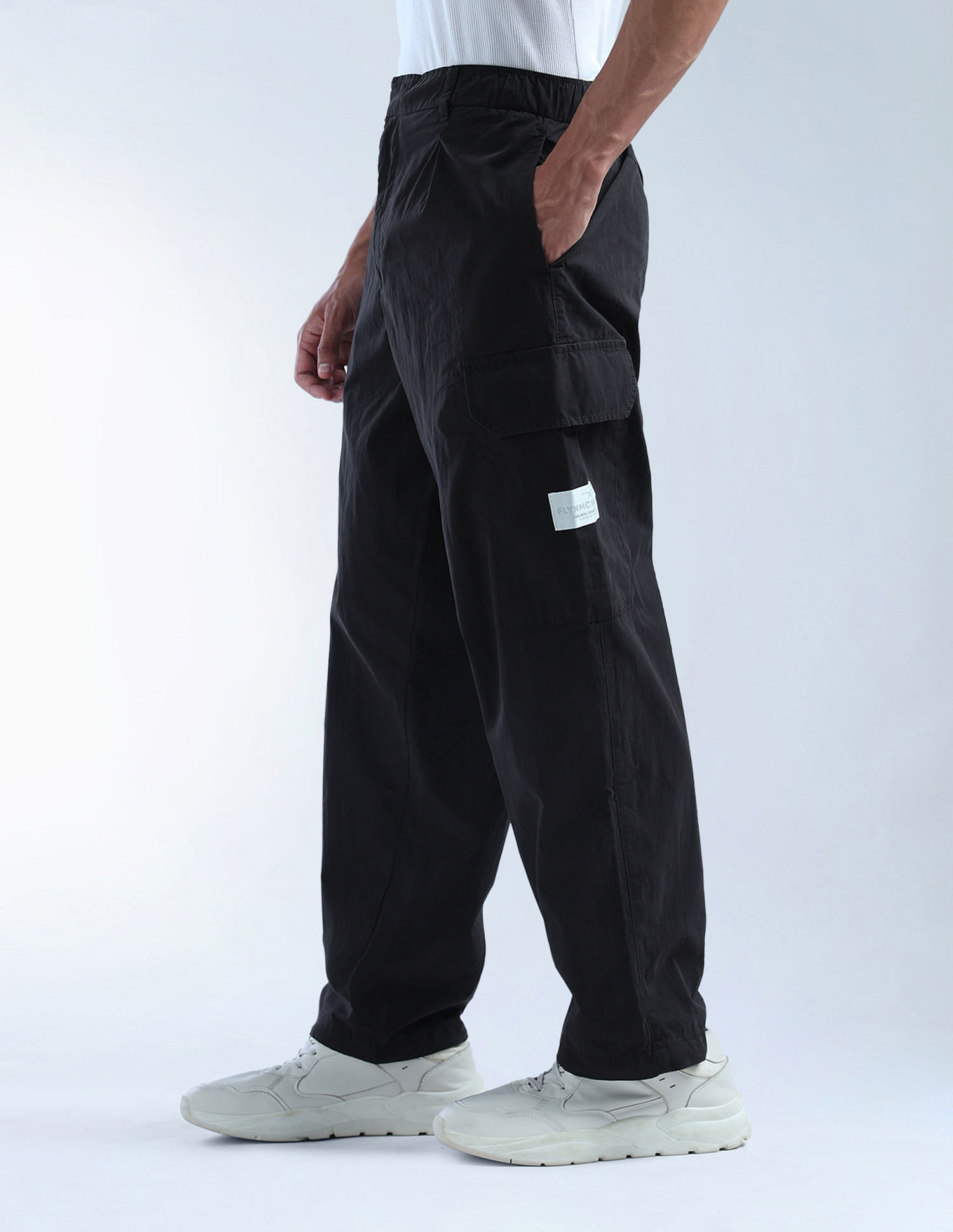 Flying Machine Solid Cobain Loose Fit Cargos