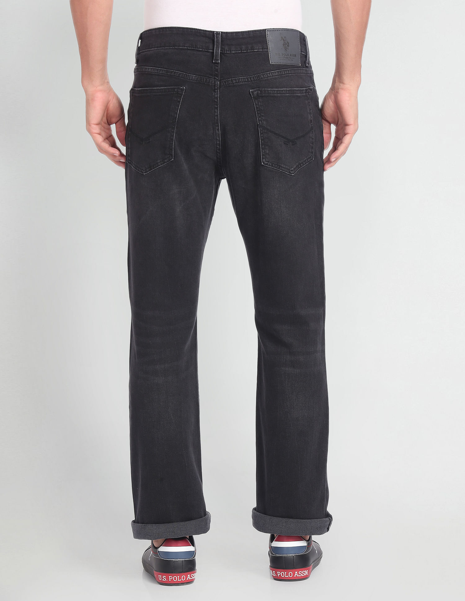 U.S. Polo Assn. Denim Co. Connor Bootcut Fit Black Jeans