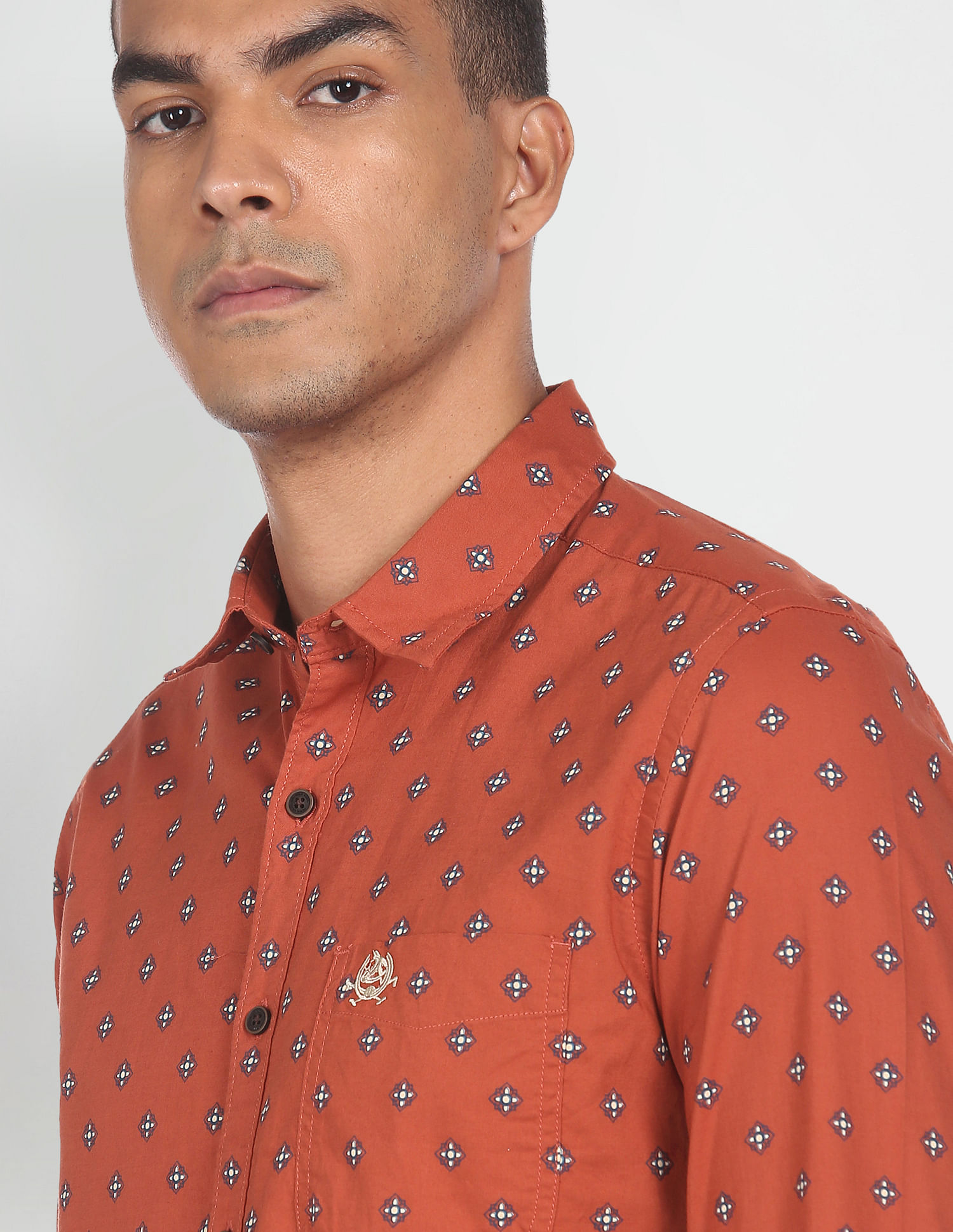U.S. Polo Assn. Denim Co. Printed Cotton Casual Shirt