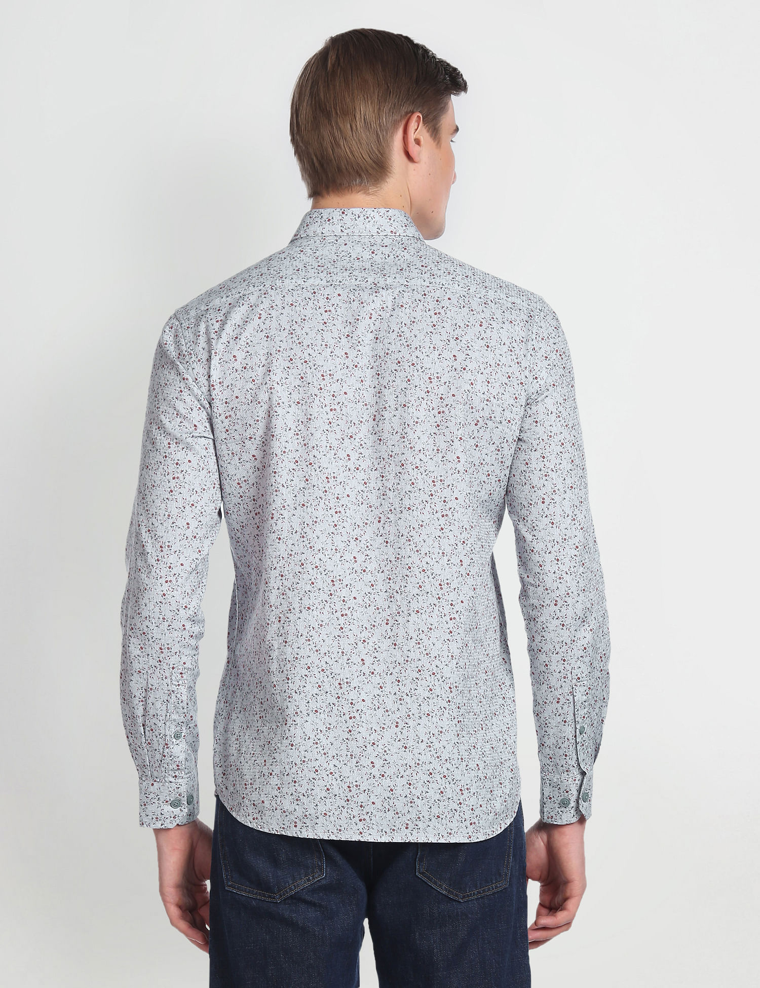 Arrow Sports Manhattan Slim Fit Floral Shirt