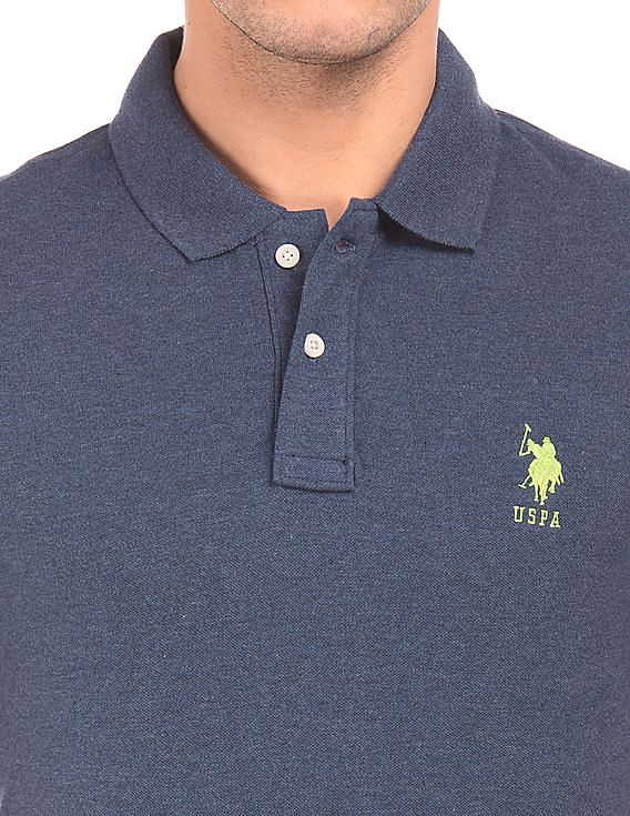 U.S. Polo Assn. Slim Fit Pique Polo Shirt