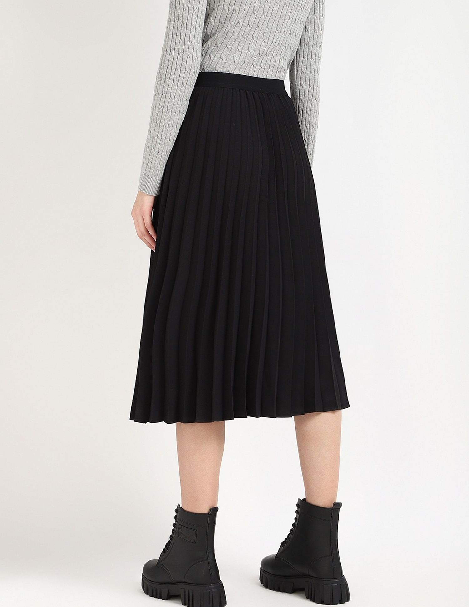 Tommy Hilfiger Regular-Fit Solid High-Rise Skirt