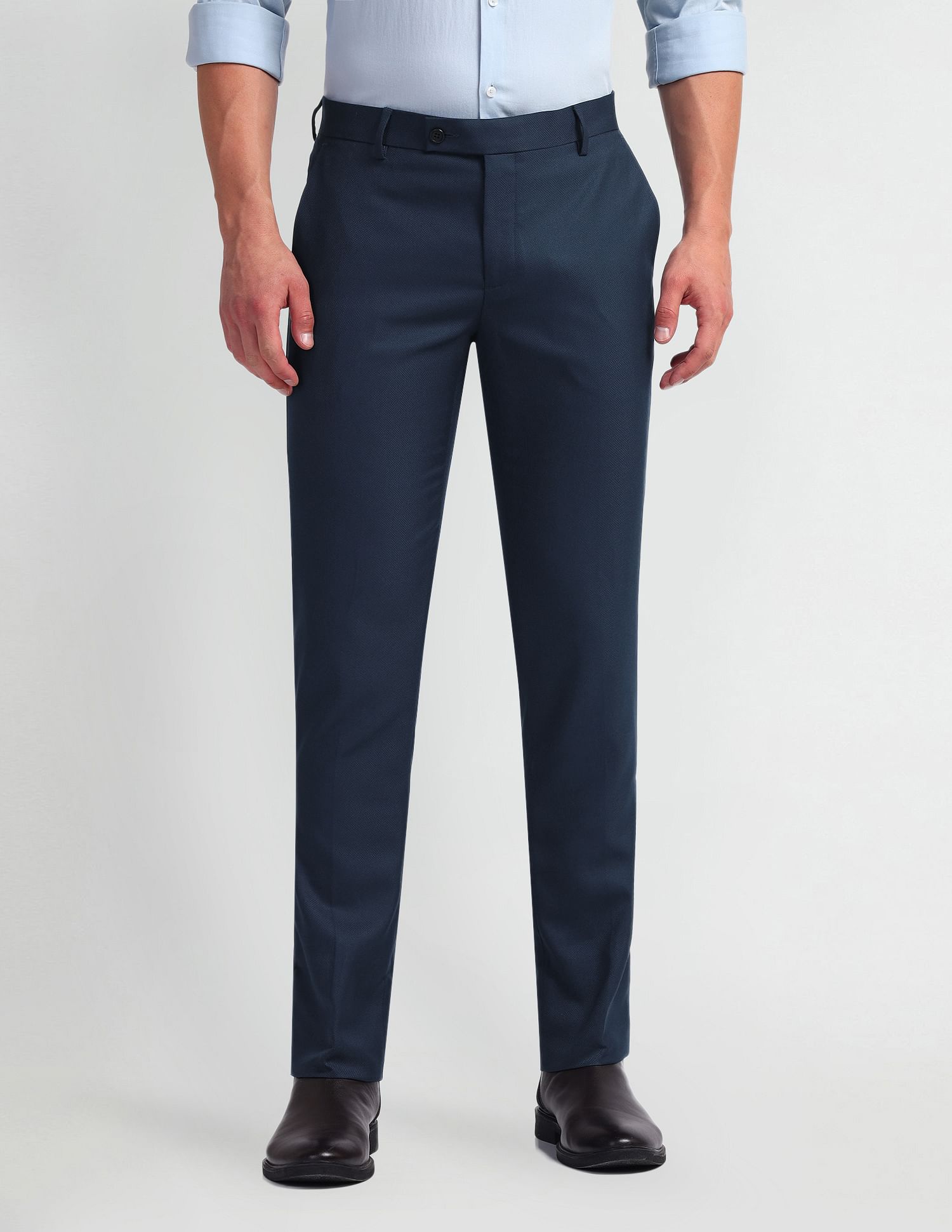 Arrow Mid Rise Tapered Fit Trousers