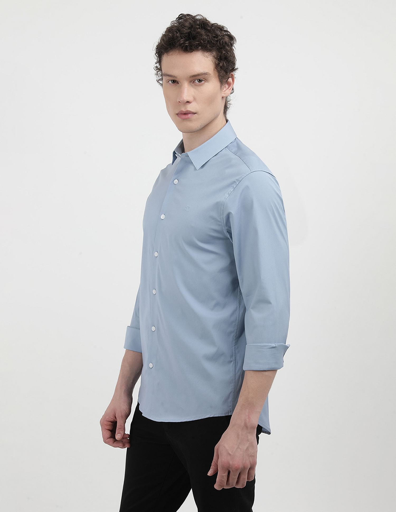 Calvin Klein Jeans Stretch Poplin Slim Shirt