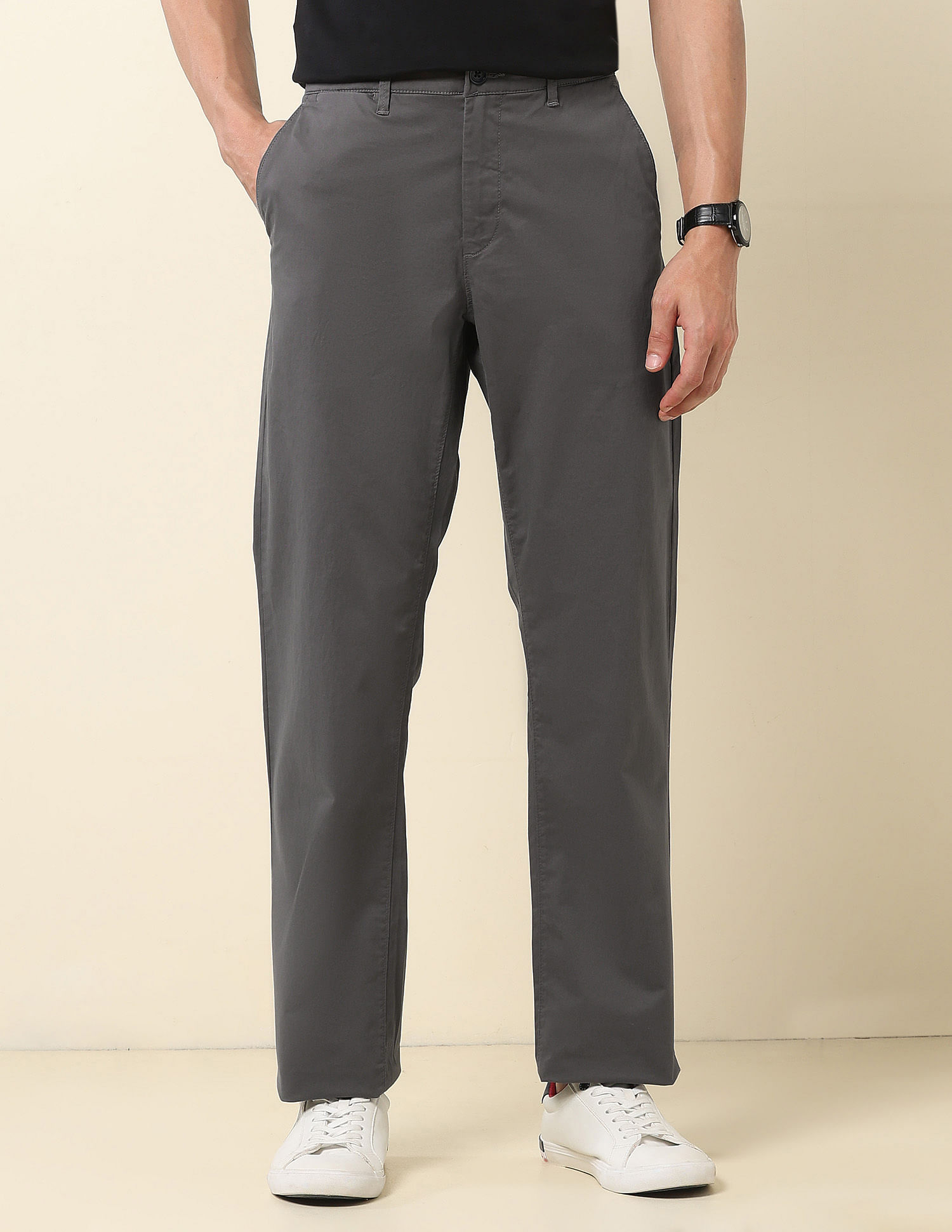U.S. Polo Assn. Riley Straight Fit Twill Trousers