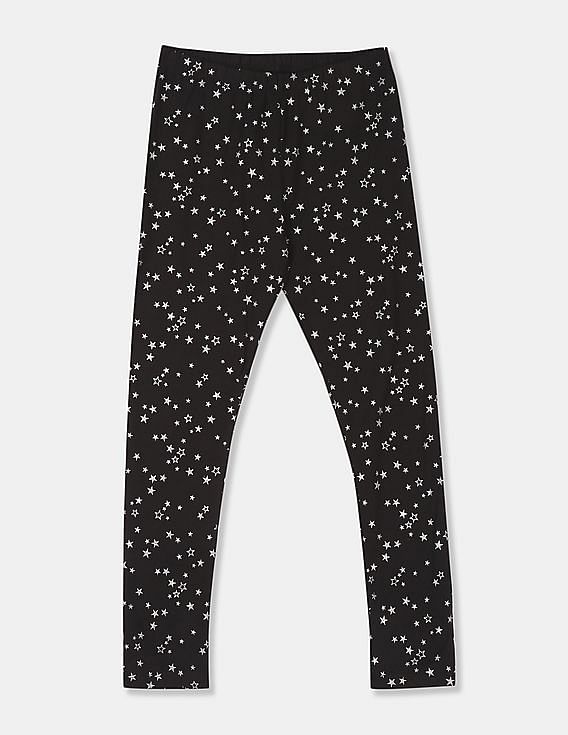 Black Girls Light Fleece Leggings