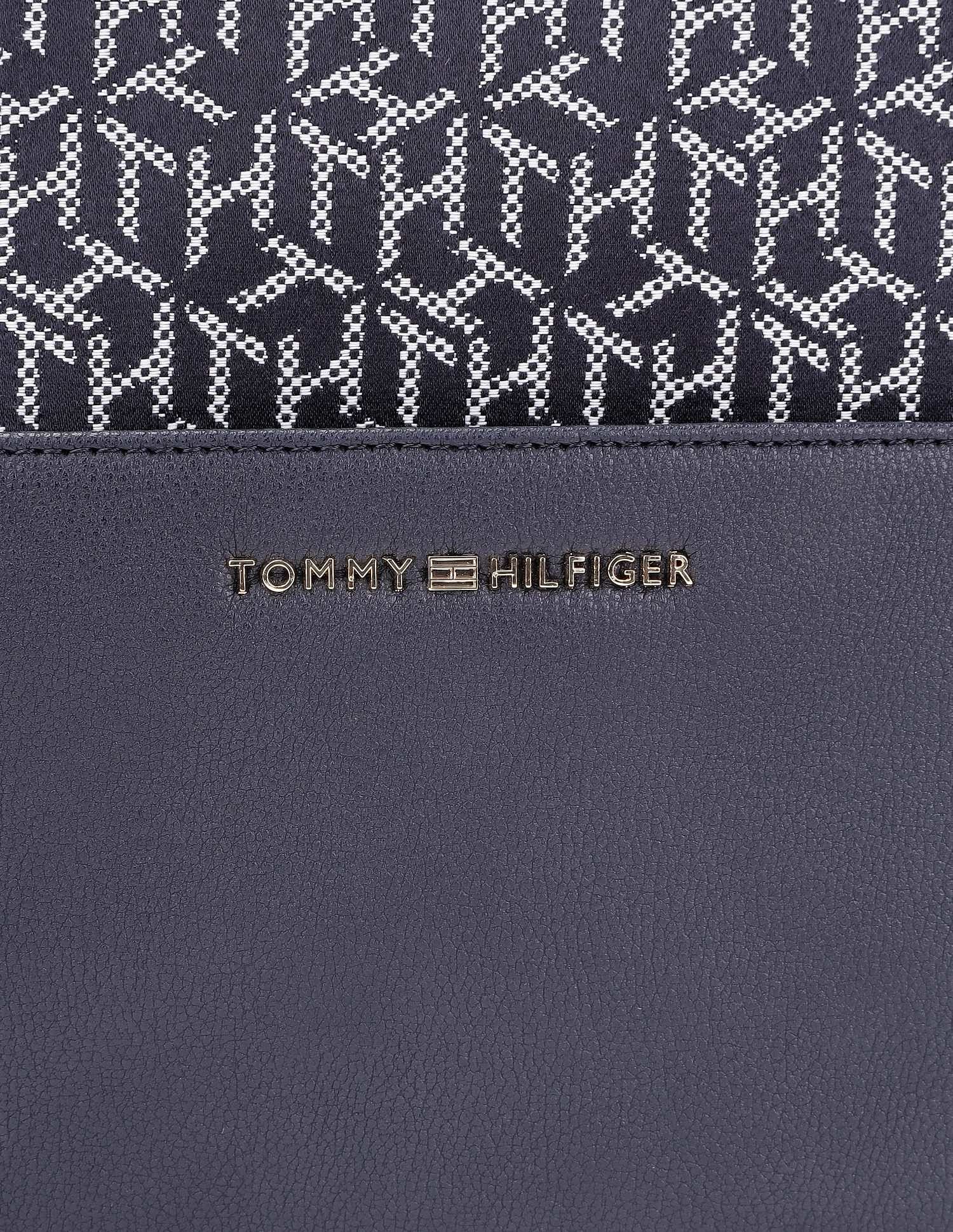 Tommy Hilfiger Logo Blue Polyester Backpack