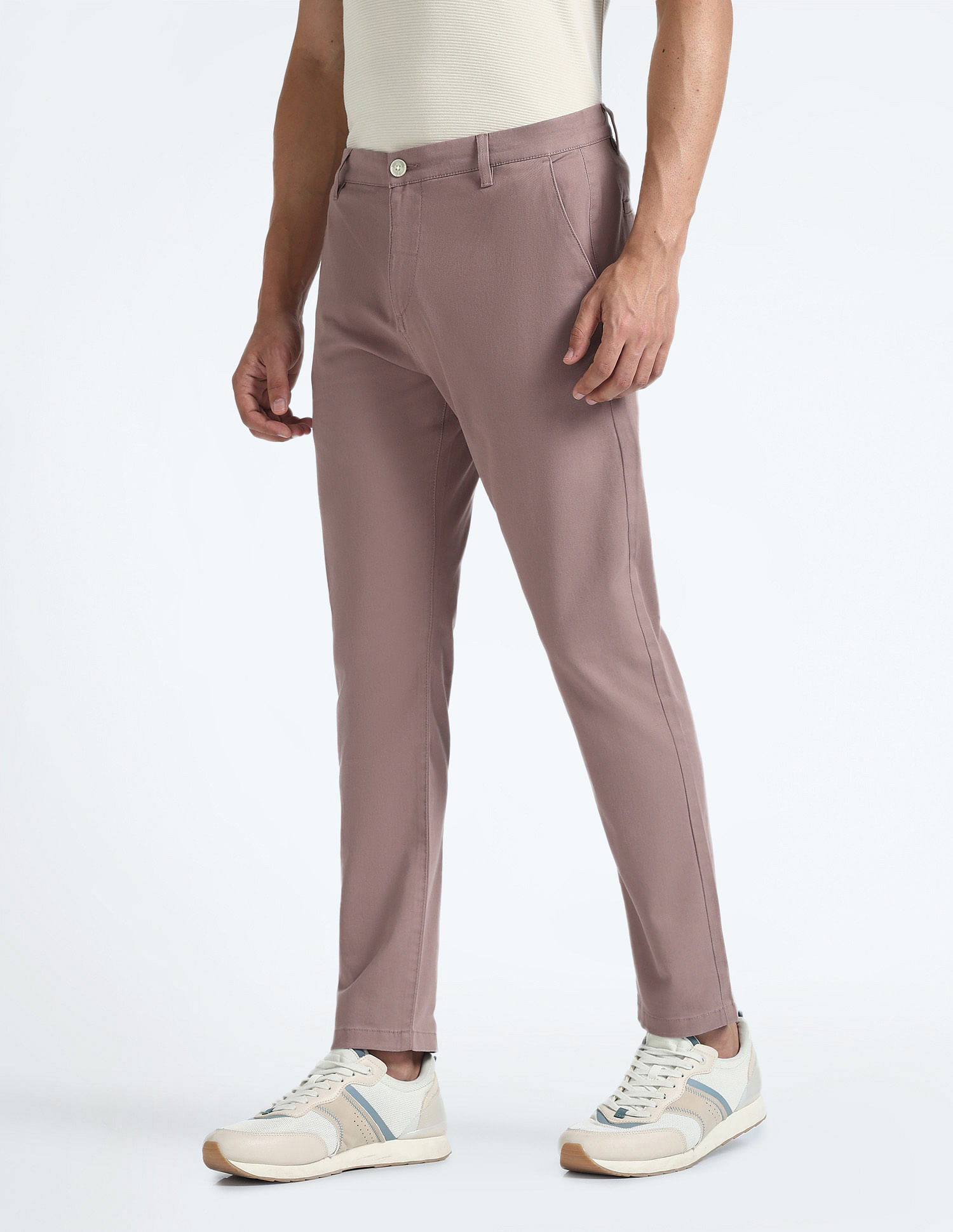 Flying Machine Slash Slim Tapered Fit Twill Chinos