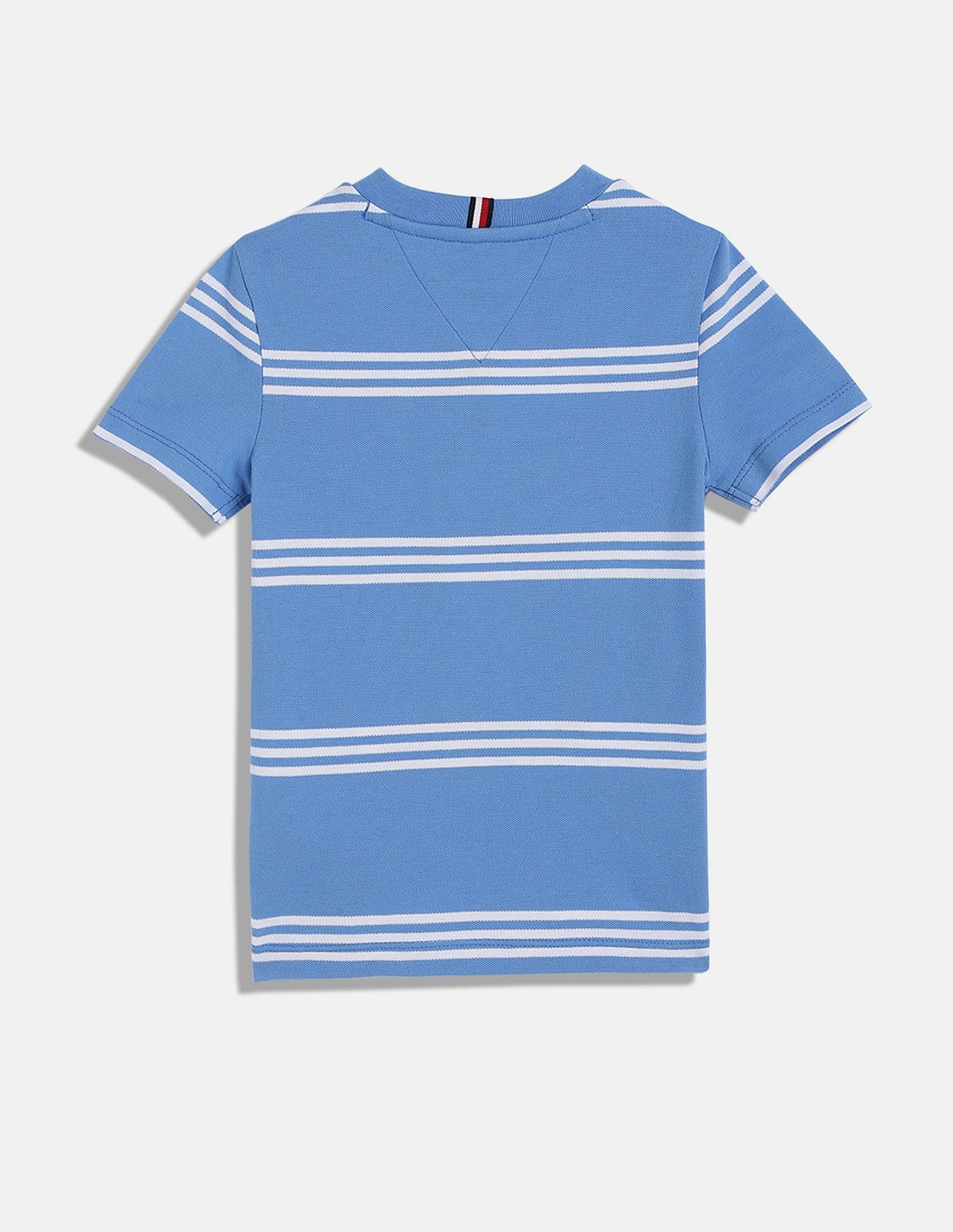 Tommy Hilfiger Kids Boys Striped Regular-Fit Cotton T-Shirt