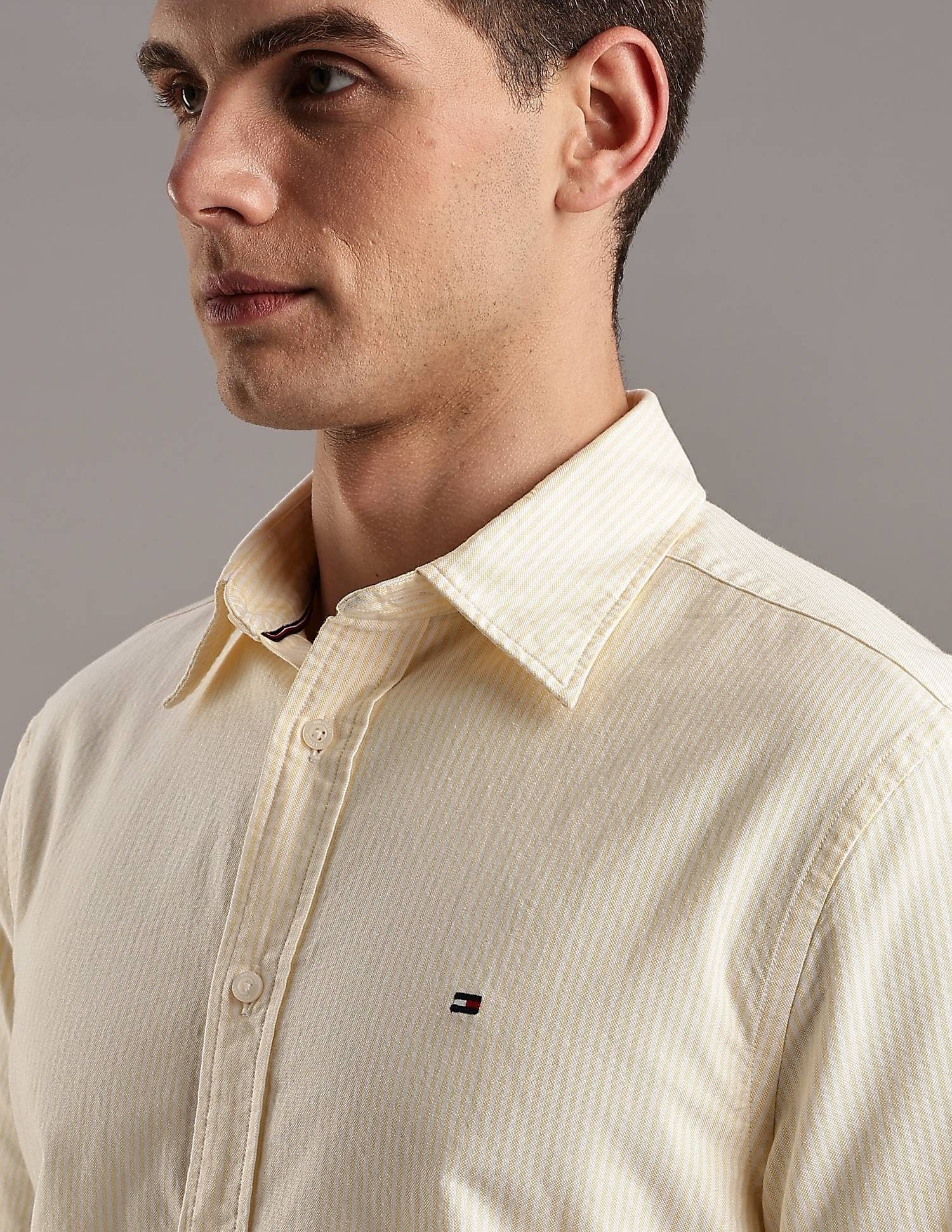 Tommy Hilfiger Striped Regular-Fit Cotton Shirt