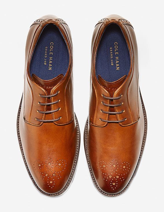 Buy Cole Haan Brown Grand 2.0 Brogued 
