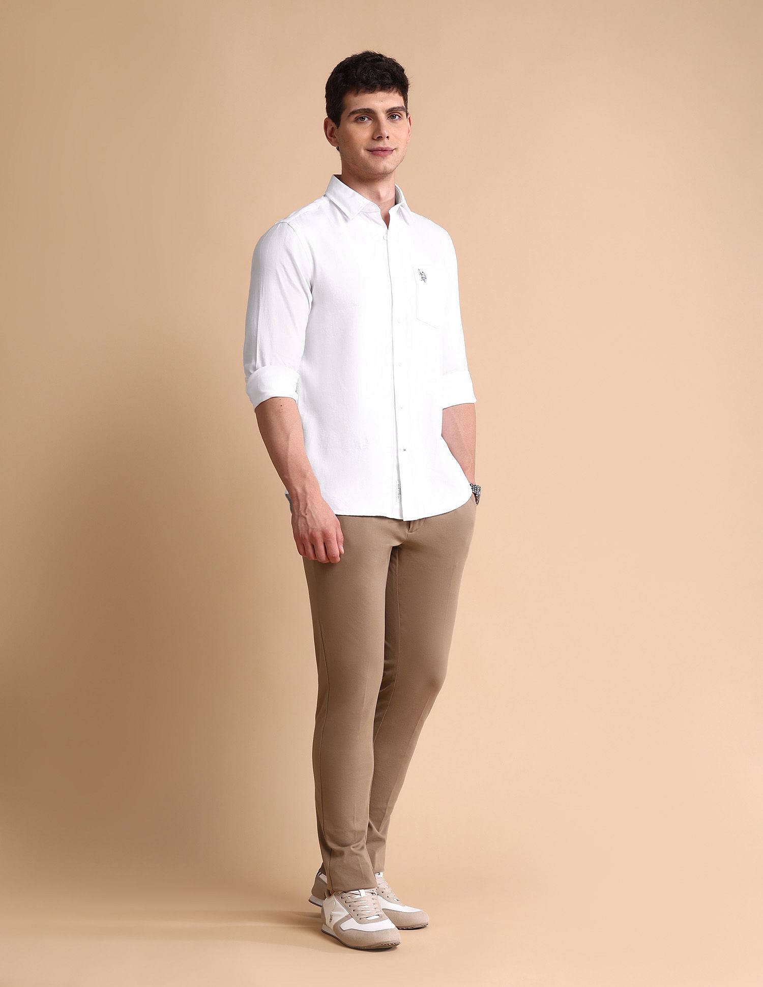 U.S. Polo Assn. Pure Cotton Tailored Fit Shirt